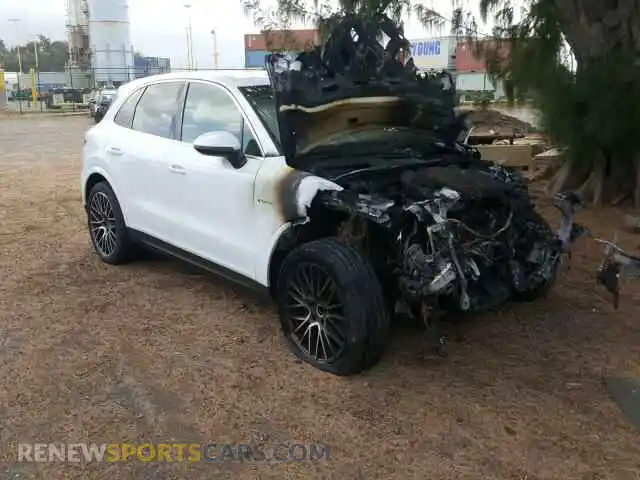 1 Photograph of a damaged car WP1AE2AY7KDA51074 PORSCHE CAYENNE 2019