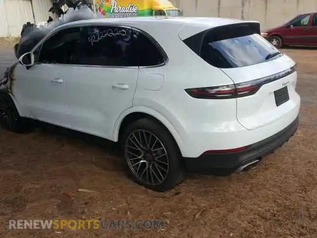 3 Photograph of a damaged car WP1AE2AY7KDA51074 PORSCHE CAYENNE 2019