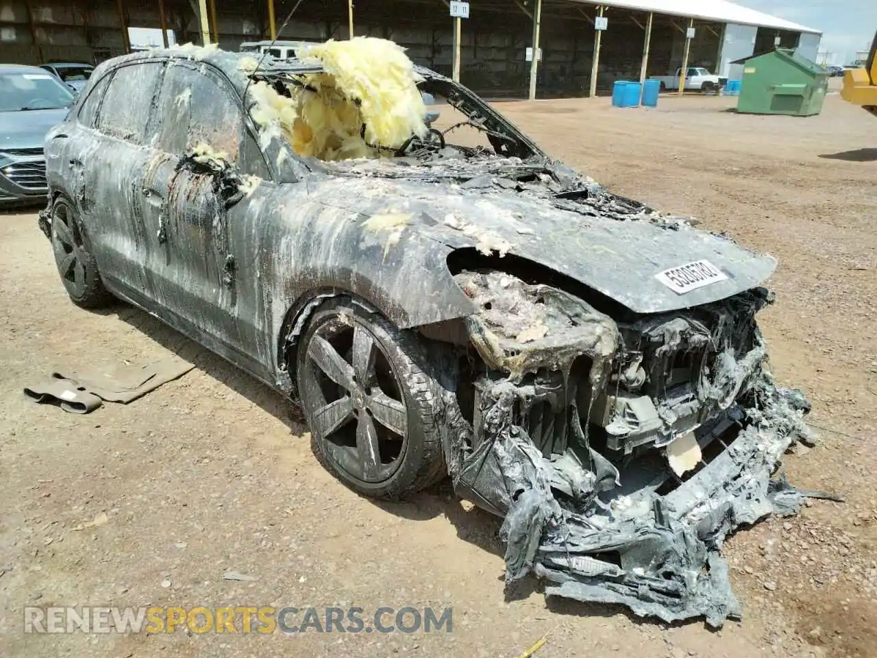 1 Photograph of a damaged car WP1AE2AY7KDA52130 PORSCHE CAYENNE 2019