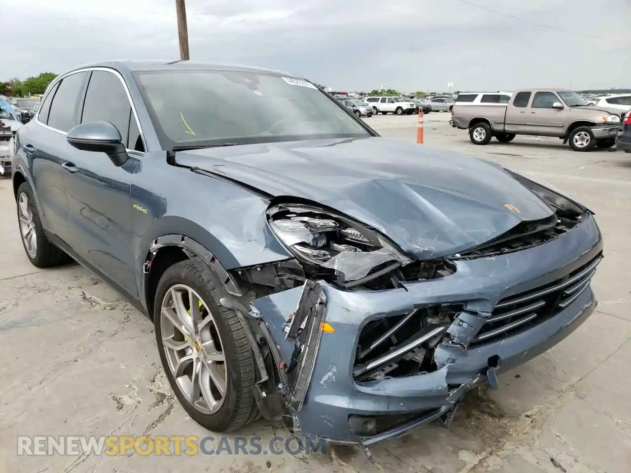 1 Photograph of a damaged car WP1AE2AY9KDA51299 PORSCHE CAYENNE 2019