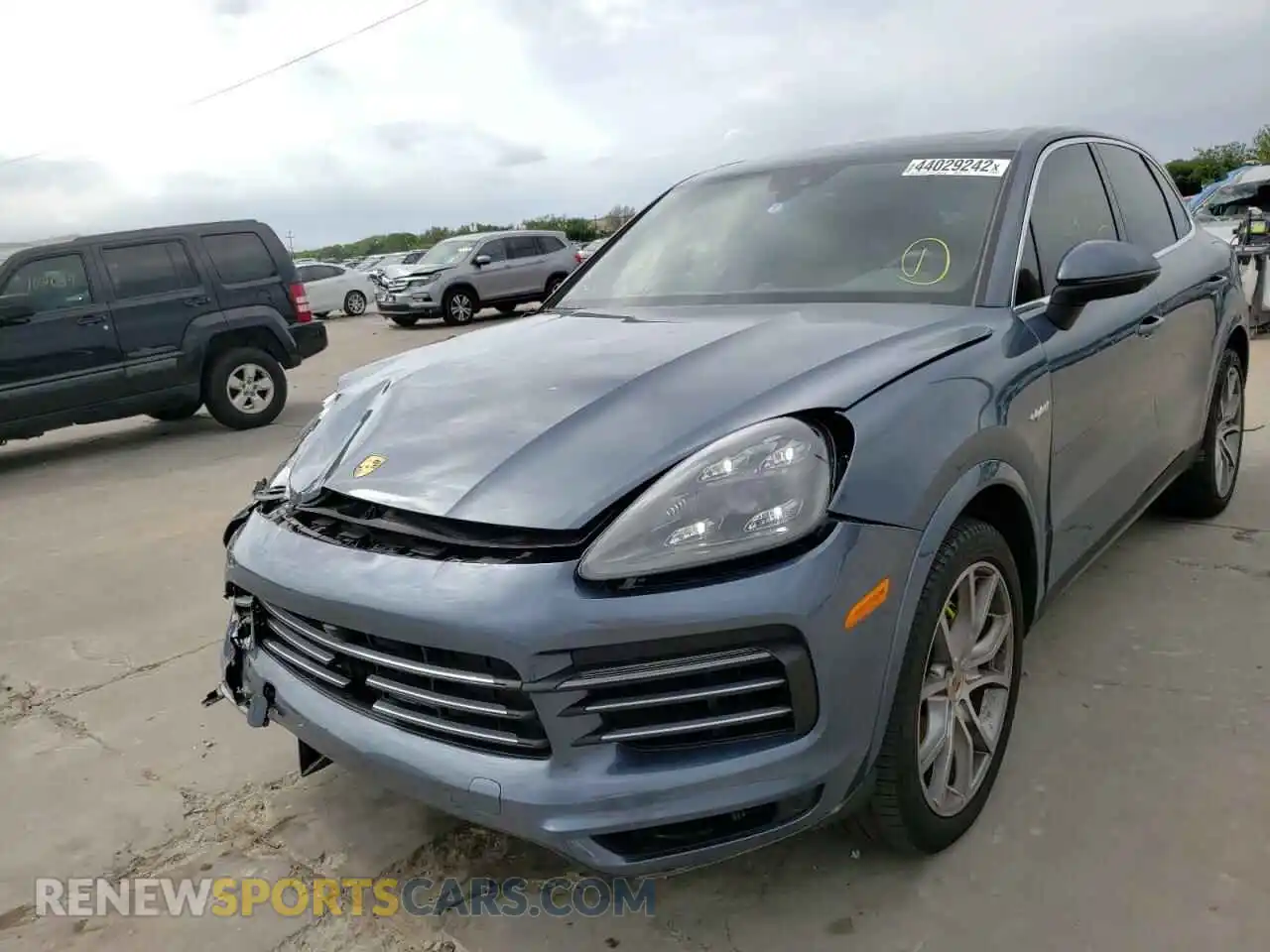 2 Photograph of a damaged car WP1AE2AY9KDA51299 PORSCHE CAYENNE 2019