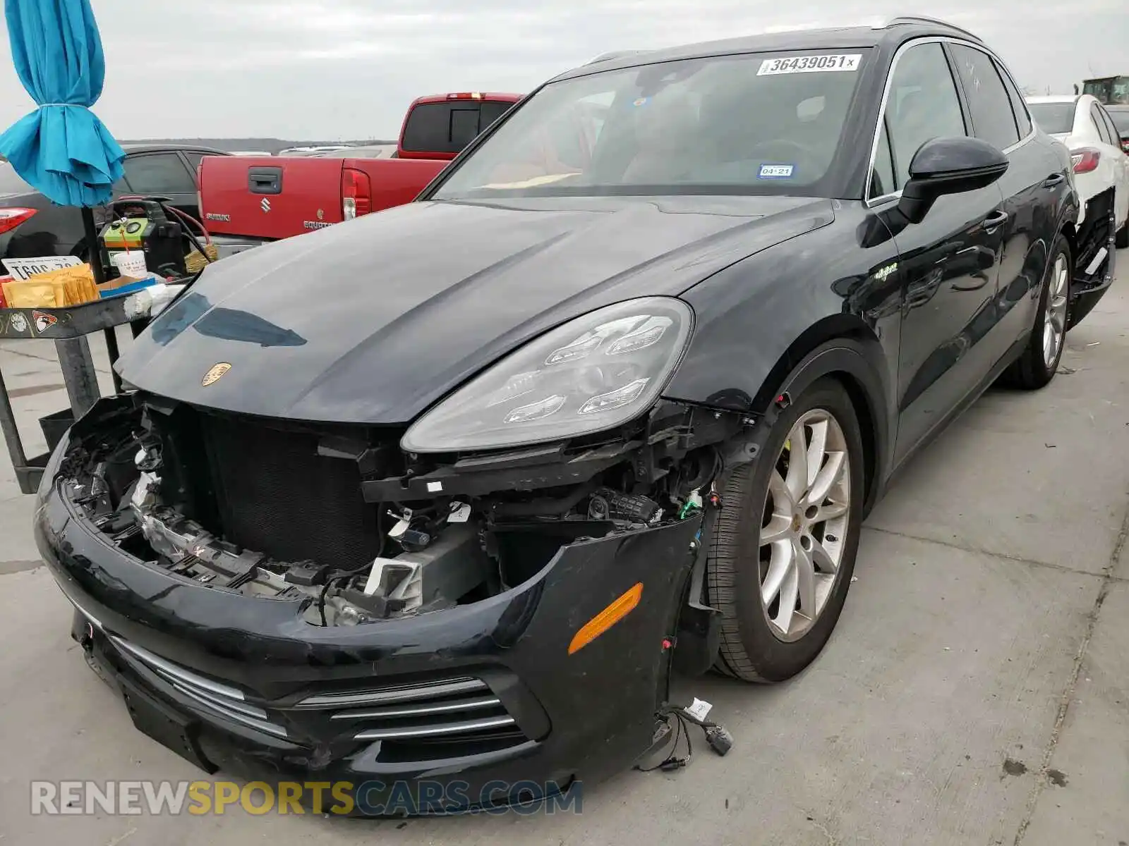 2 Photograph of a damaged car WP1AE2AYXKDA50307 PORSCHE CAYENNE 2019