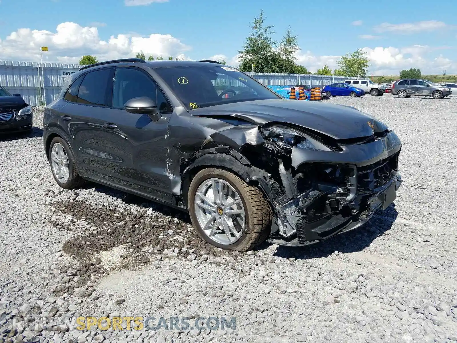 1 Photograph of a damaged car WP1AF2AY8KDA81049 PORSCHE CAYENNE 2019