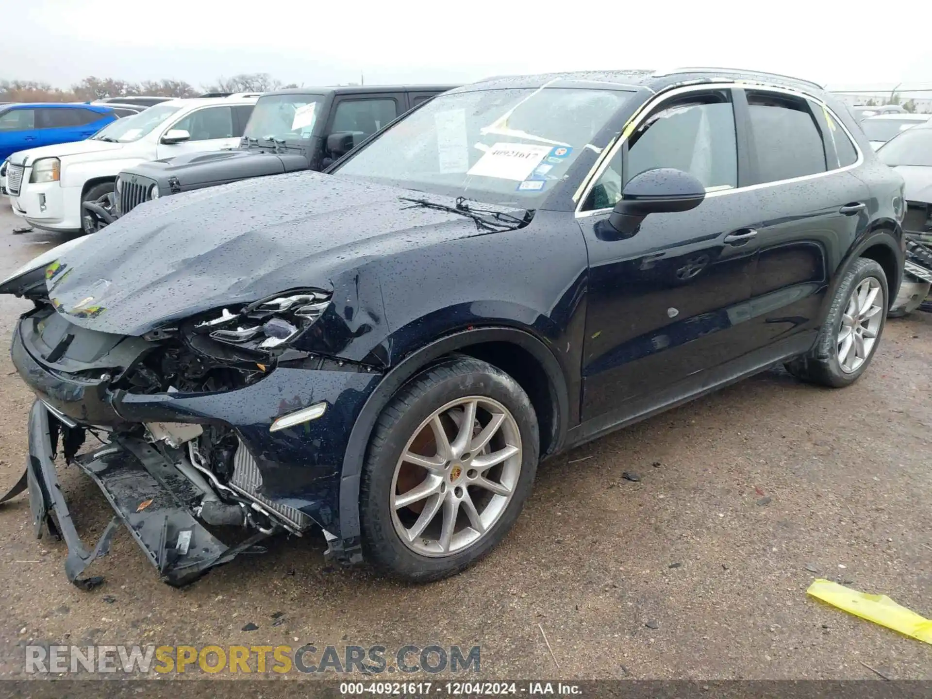 2 Photograph of a damaged car WP1AA2AY0LDA03512 PORSCHE CAYENNE 2020