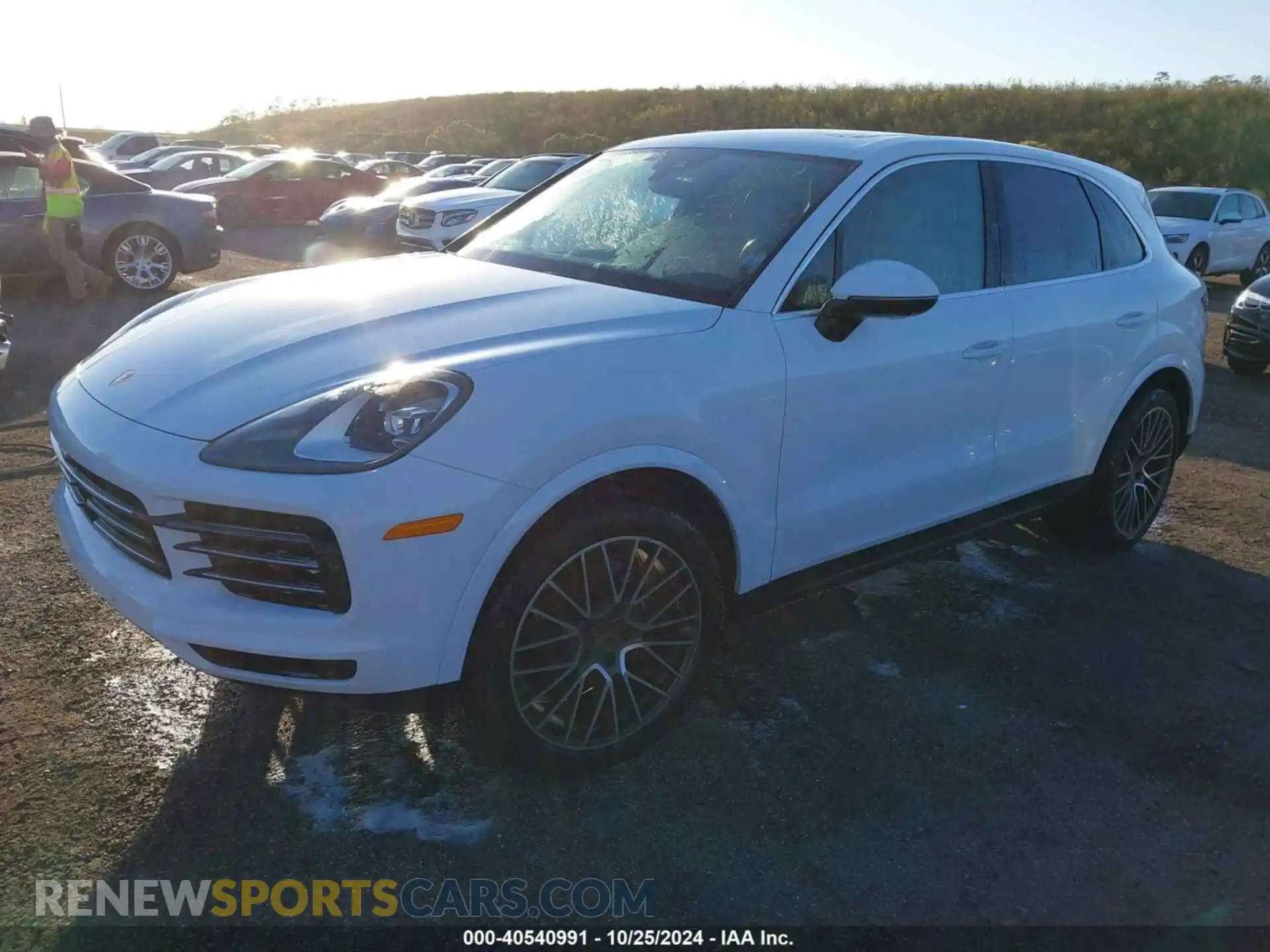 2 Photograph of a damaged car WP1AA2AY0LDA05096 PORSCHE CAYENNE 2020