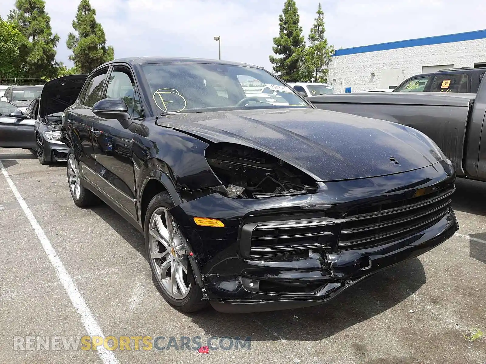 1 fotografías del automóvil dañado WP1AA2AY0LDA07060 PORSCHE CAYENNE 2020