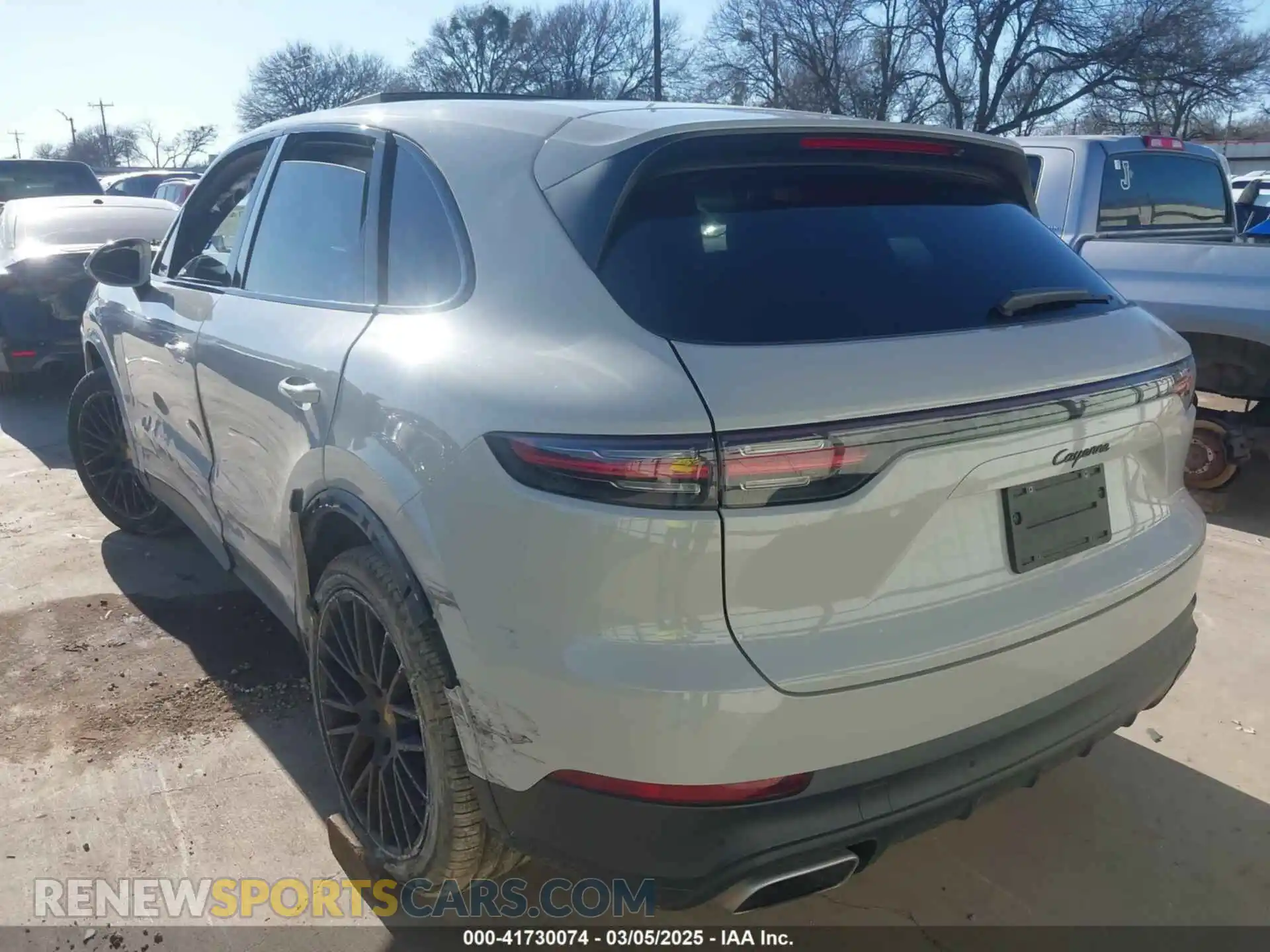 3 Photograph of a damaged car WP1AA2AY1LDA07276 PORSCHE CAYENNE 2020