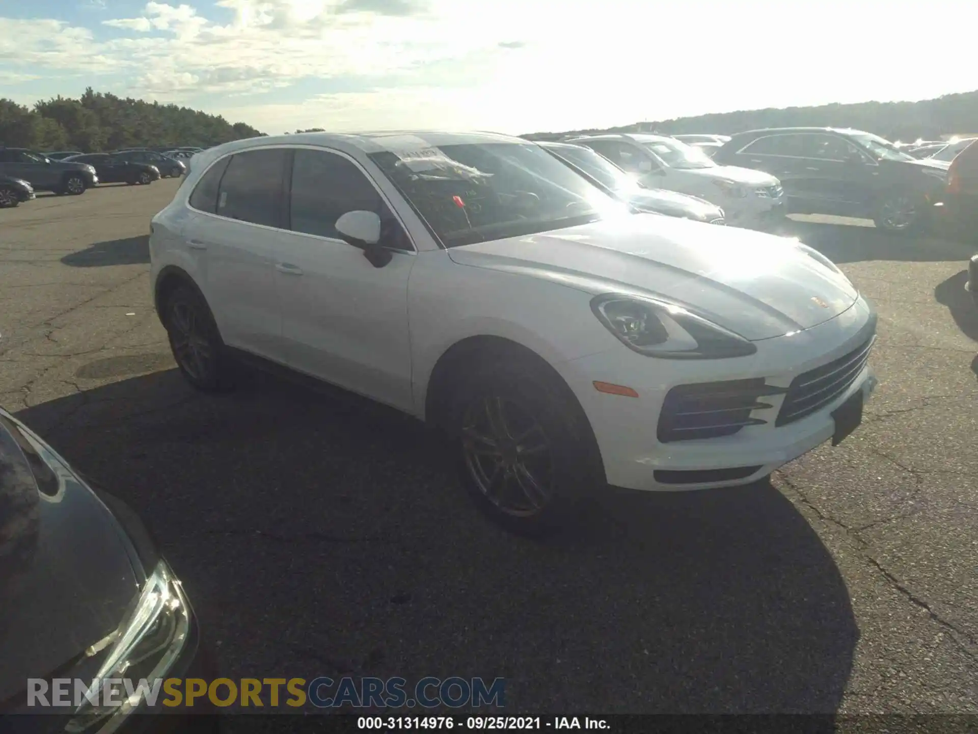 1 Photograph of a damaged car WP1AA2AY1LDA08802 PORSCHE CAYENNE 2020