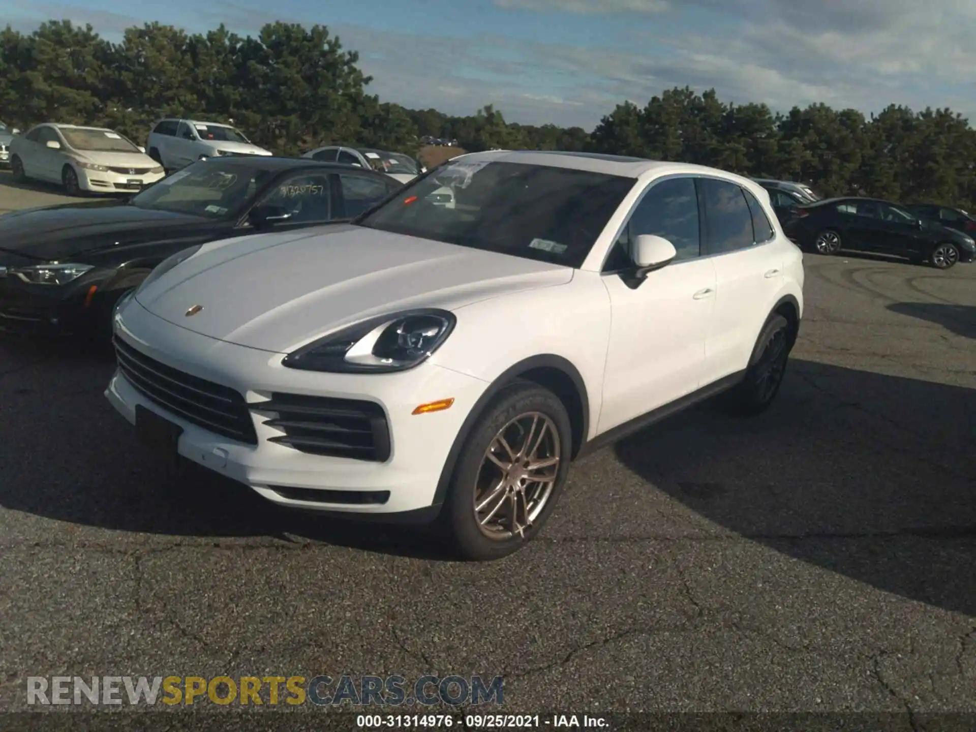 2 Photograph of a damaged car WP1AA2AY1LDA08802 PORSCHE CAYENNE 2020