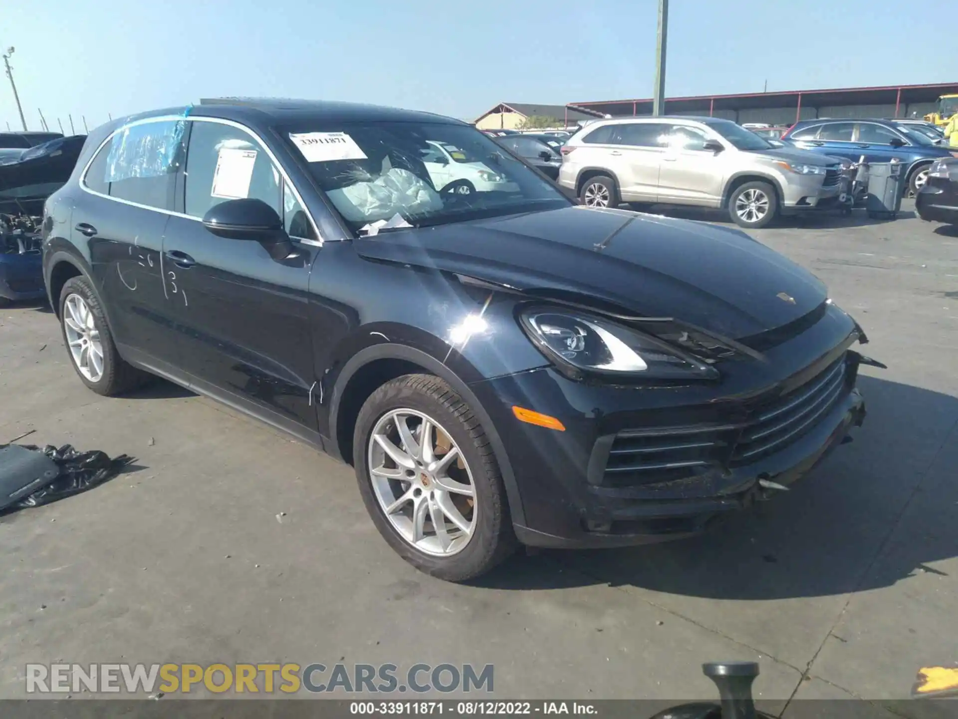1 Photograph of a damaged car WP1AA2AY2LDA03642 PORSCHE CAYENNE 2020
