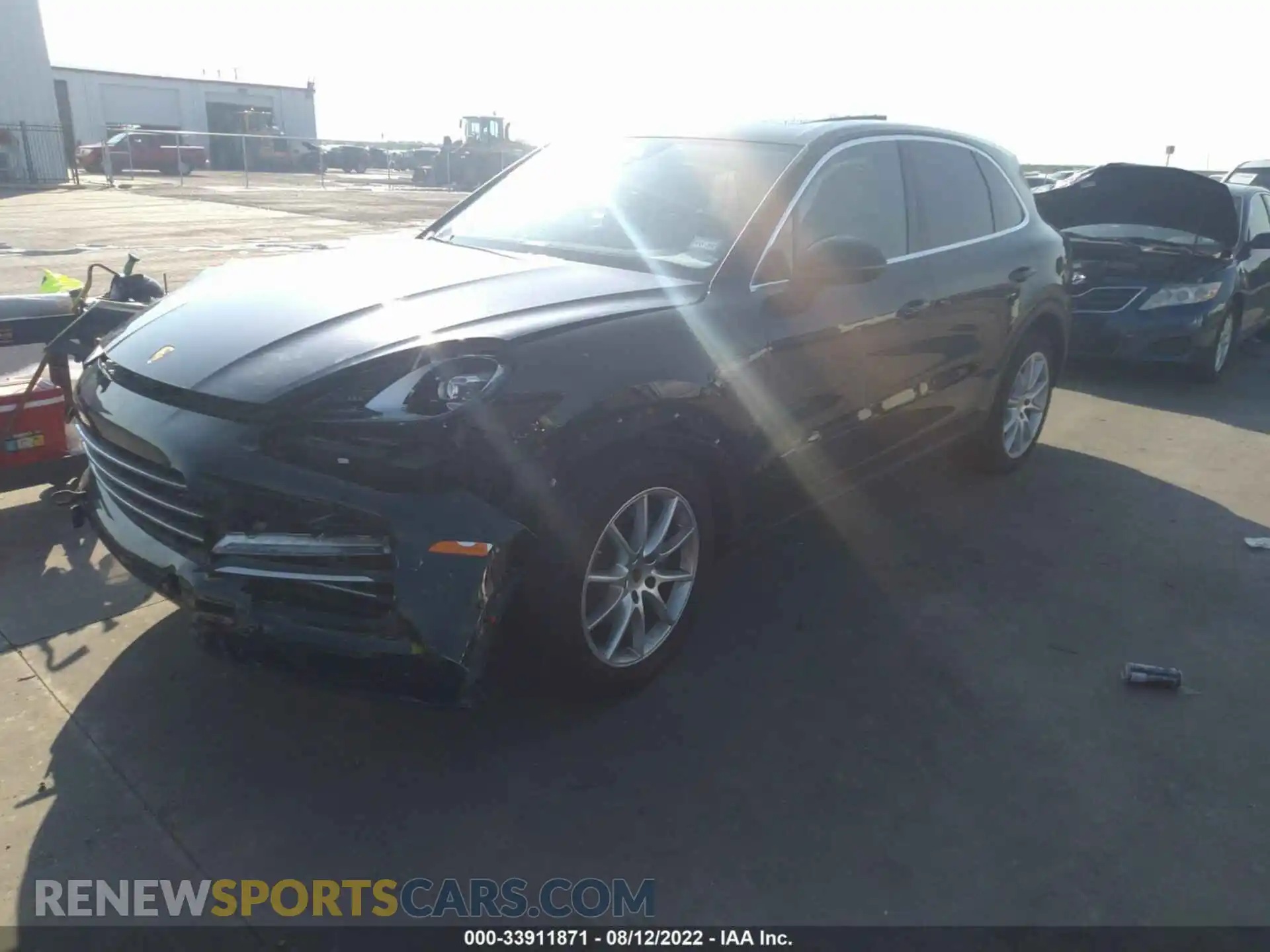 2 Photograph of a damaged car WP1AA2AY2LDA03642 PORSCHE CAYENNE 2020