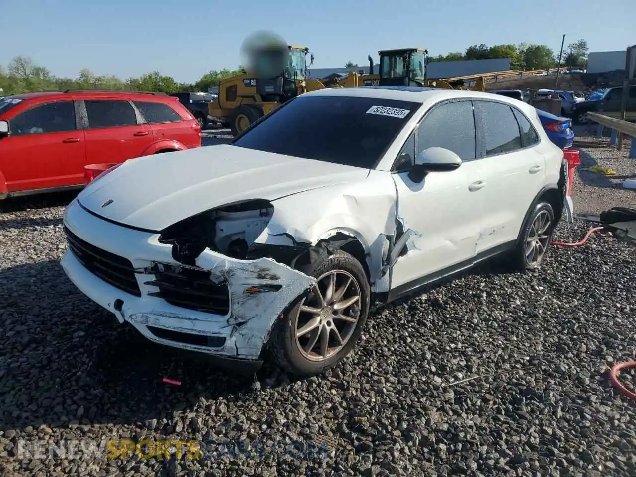 1 Photograph of a damaged car WP1AA2AY2LDA03933 PORSCHE CAYENNE 2020