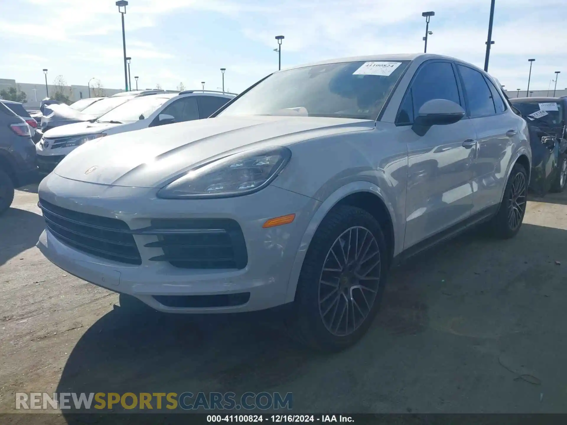 2 Photograph of a damaged car WP1AA2AY2LDA06900 PORSCHE CAYENNE 2020