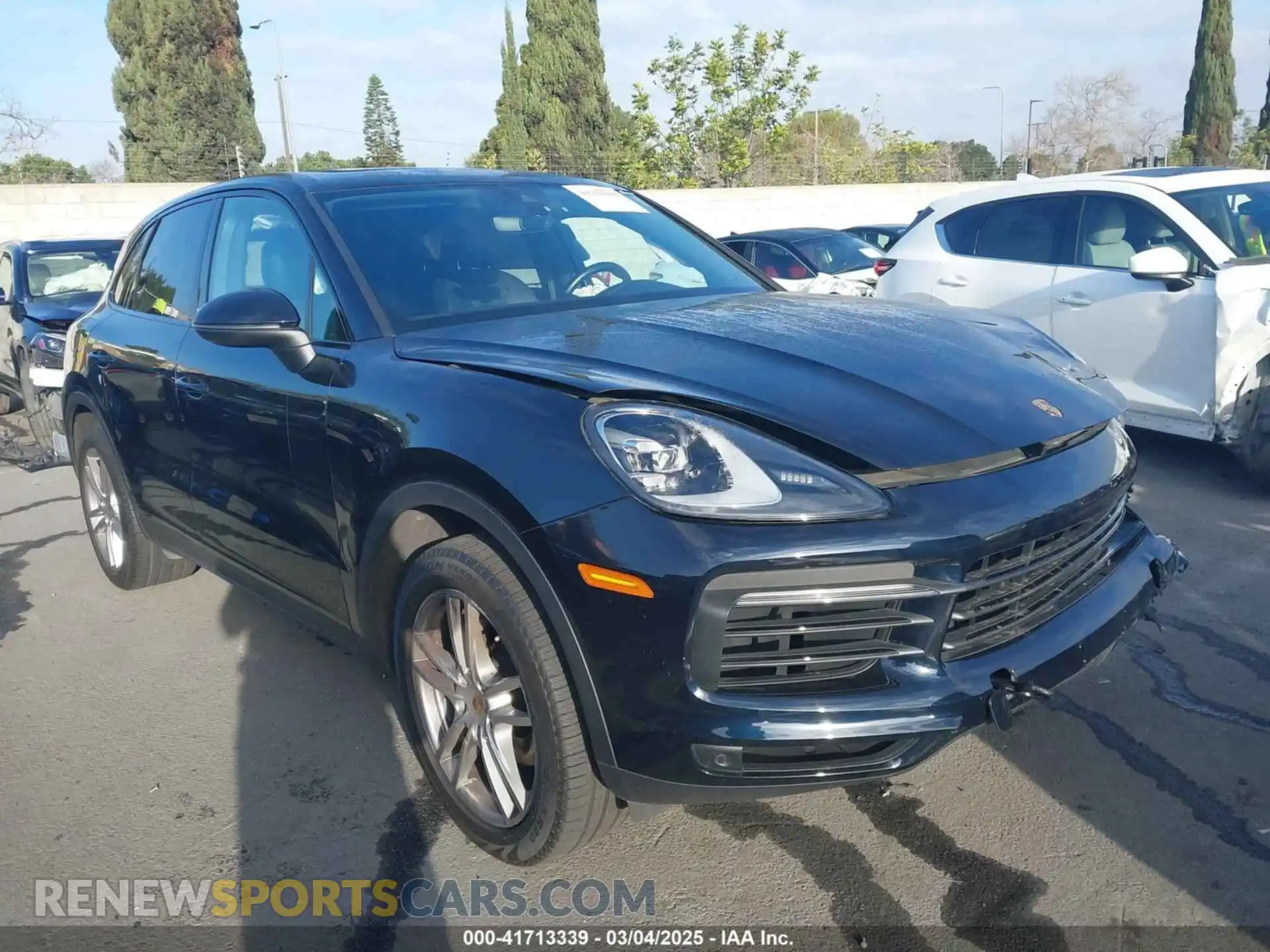 1 Photograph of a damaged car WP1AA2AY3LDA04136 PORSCHE CAYENNE 2020