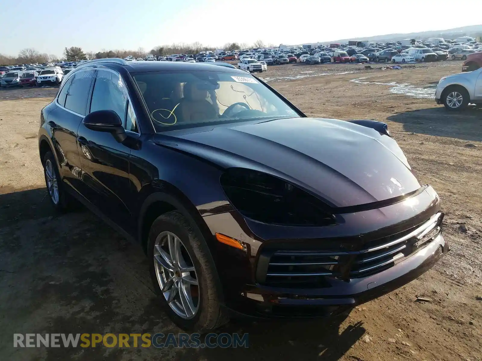 1 Photograph of a damaged car WP1AA2AY4LDA07952 PORSCHE CAYENNE 2020