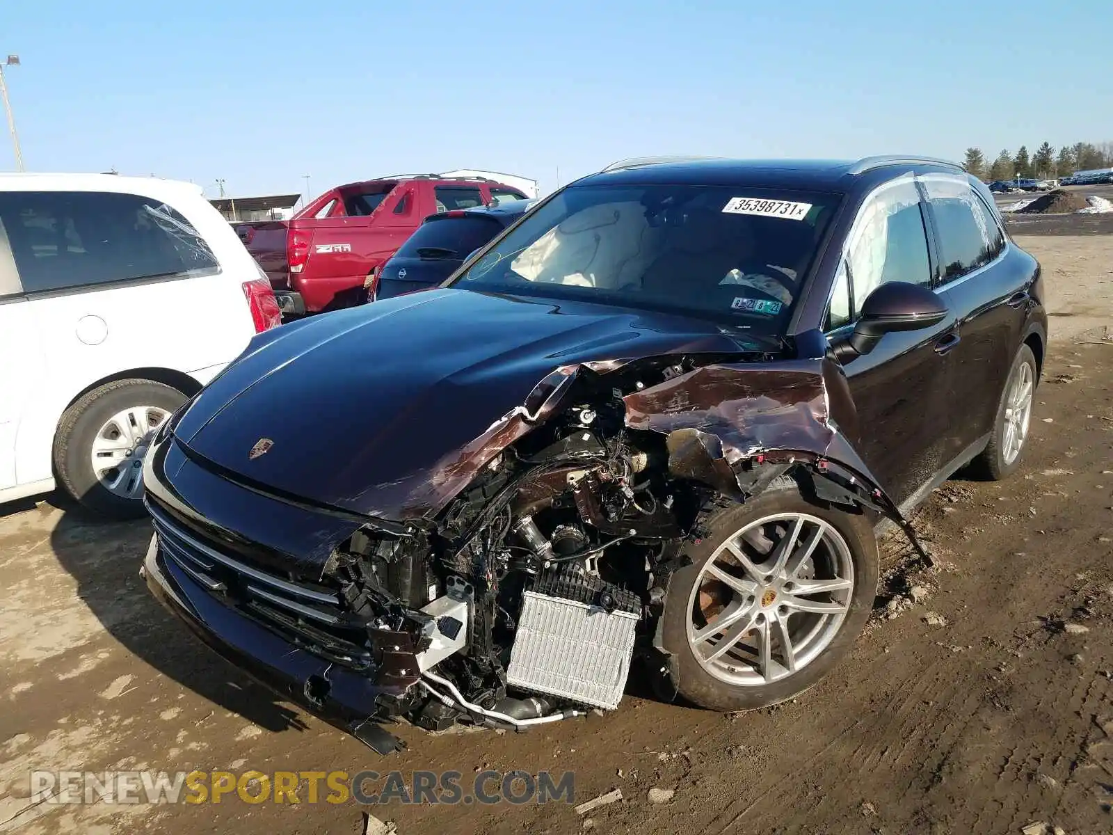 2 Photograph of a damaged car WP1AA2AY4LDA07952 PORSCHE CAYENNE 2020