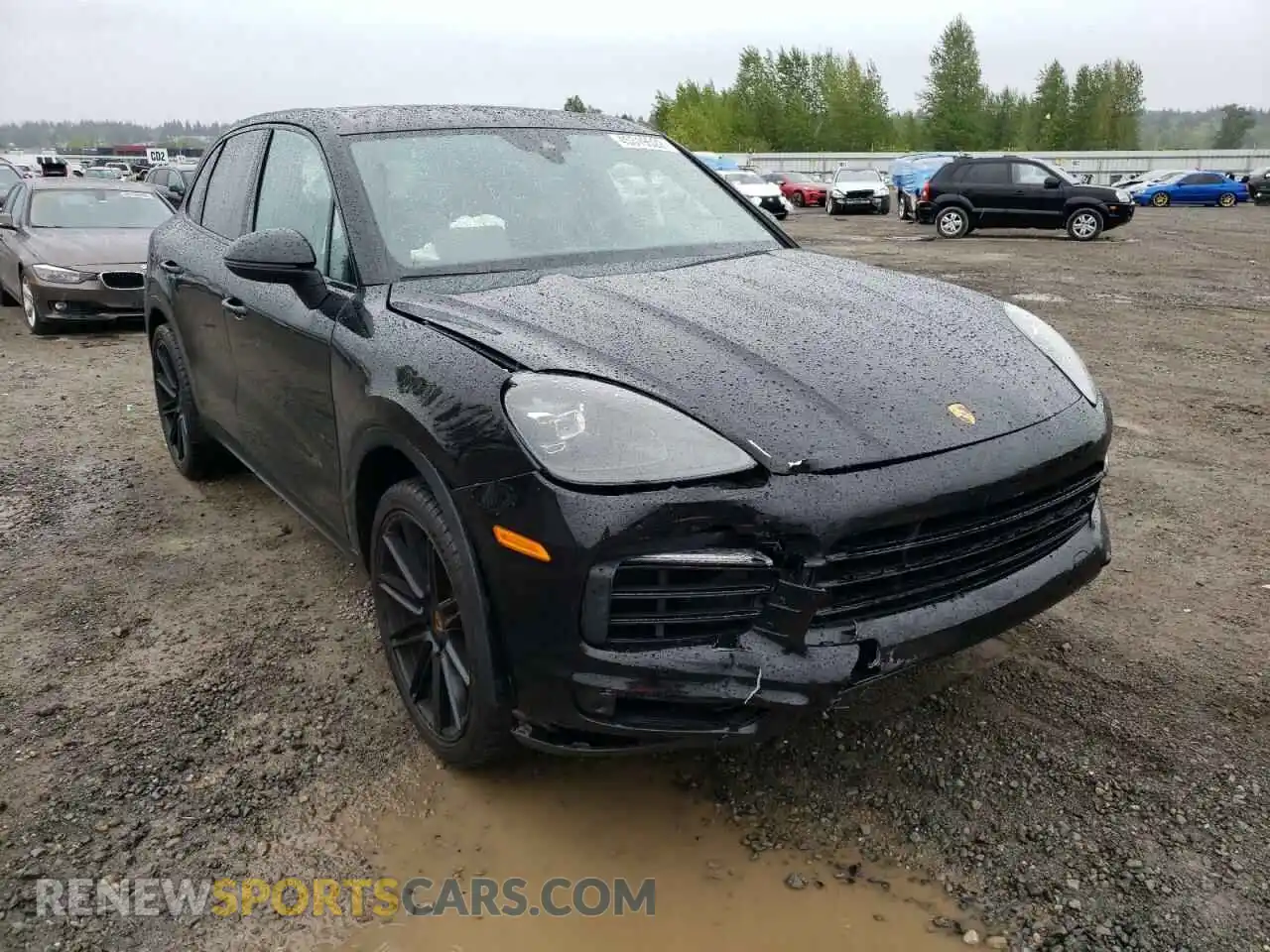1 Photograph of a damaged car WP1AA2AY8LDA02074 PORSCHE CAYENNE 2020
