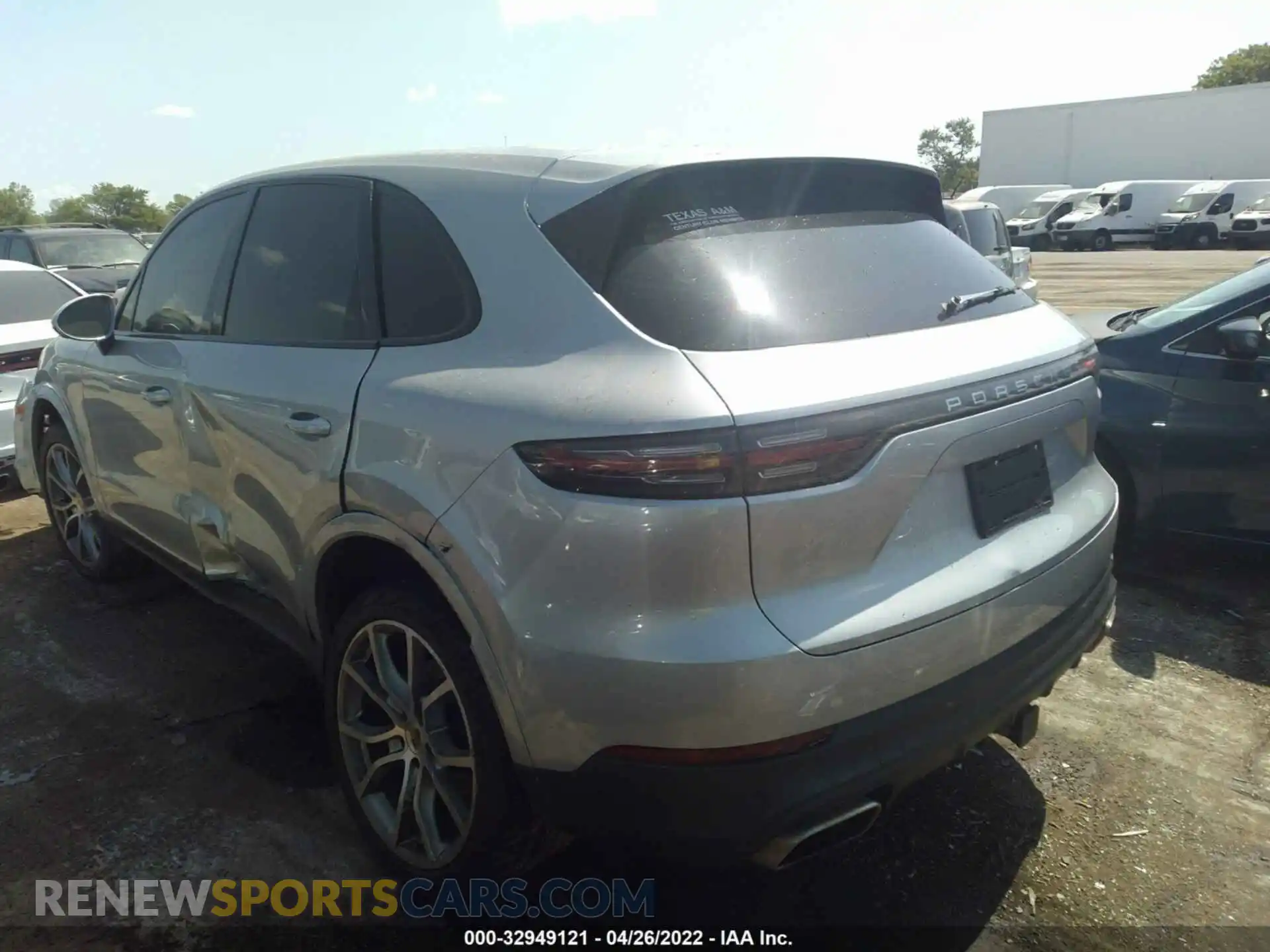 3 Photograph of a damaged car WP1AA2AY8LDA04343 PORSCHE CAYENNE 2020