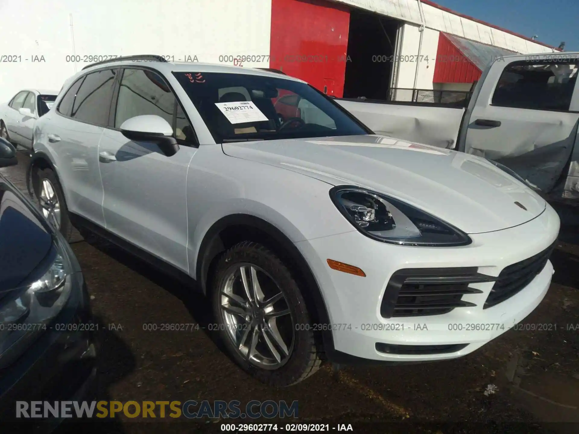 1 Photograph of a damaged car WP1AA2AY8LDA08280 PORSCHE CAYENNE 2020