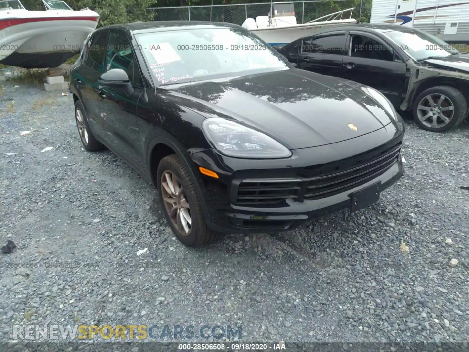 1 Photograph of a damaged car WP1AA2AY9LDA03282 PORSCHE CAYENNE 2020