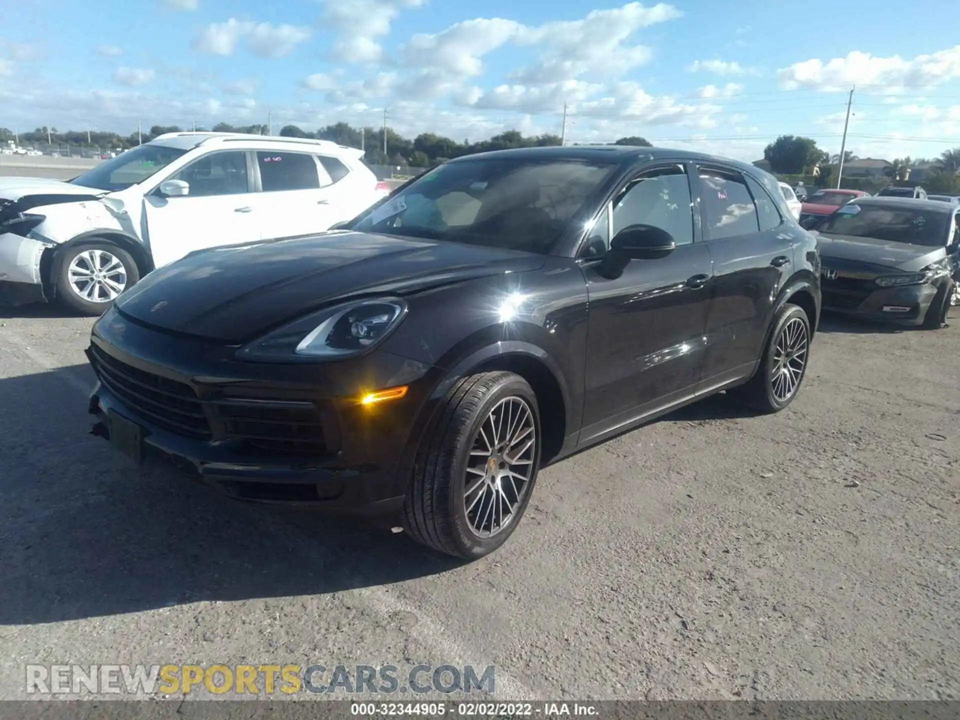 2 Photograph of a damaged car WP1AA2AY9LDA06005 PORSCHE CAYENNE 2020