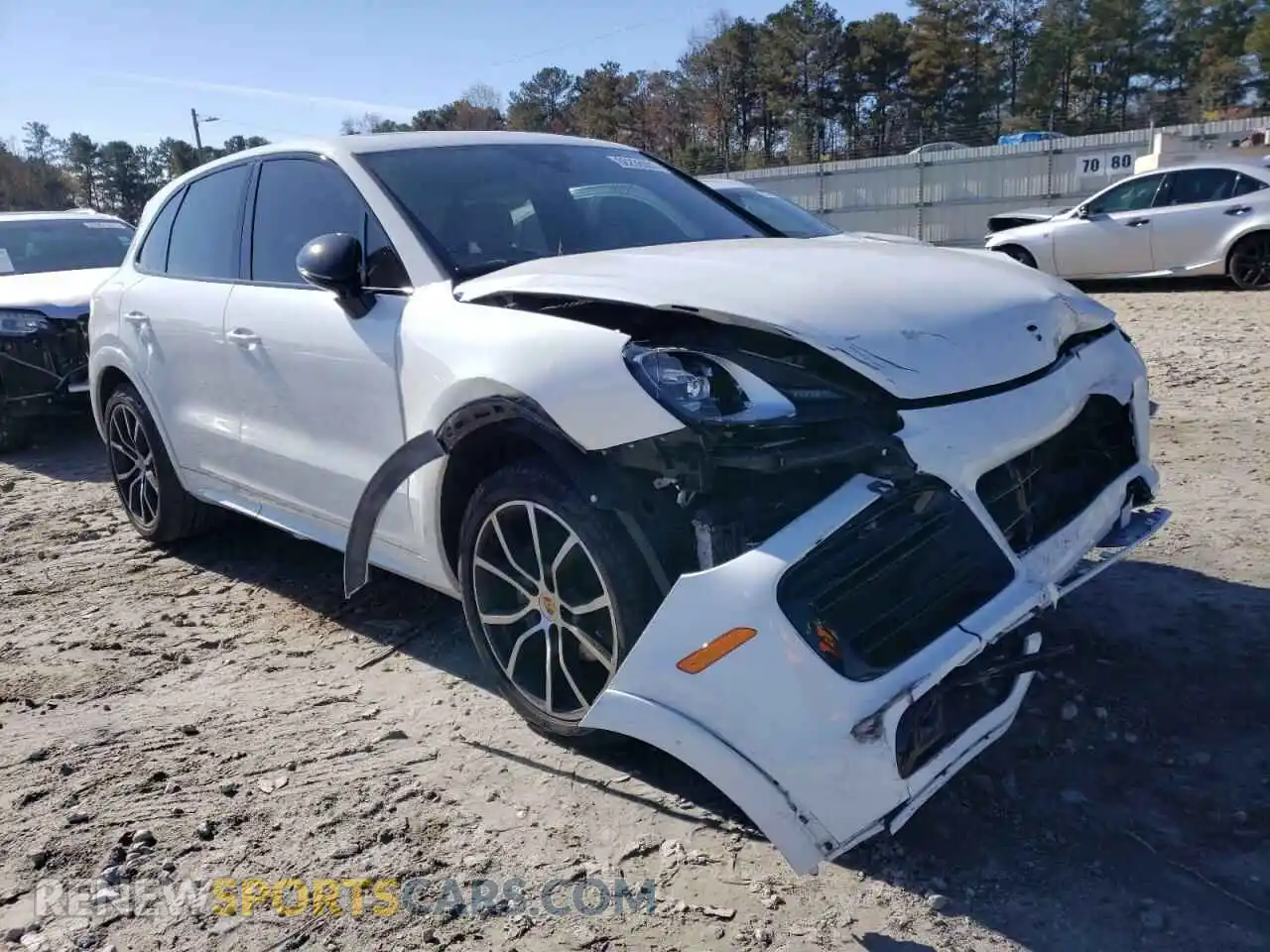 1 Photograph of a damaged car WP1AA2AYXLDA00276 PORSCHE CAYENNE 2020
