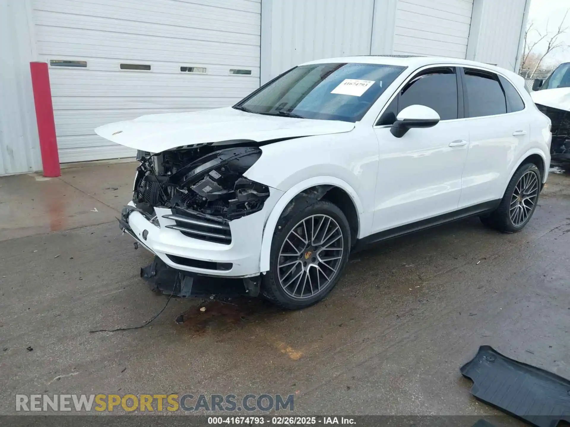 2 Photograph of a damaged car WP1AA2AYXLDA01167 PORSCHE CAYENNE 2020