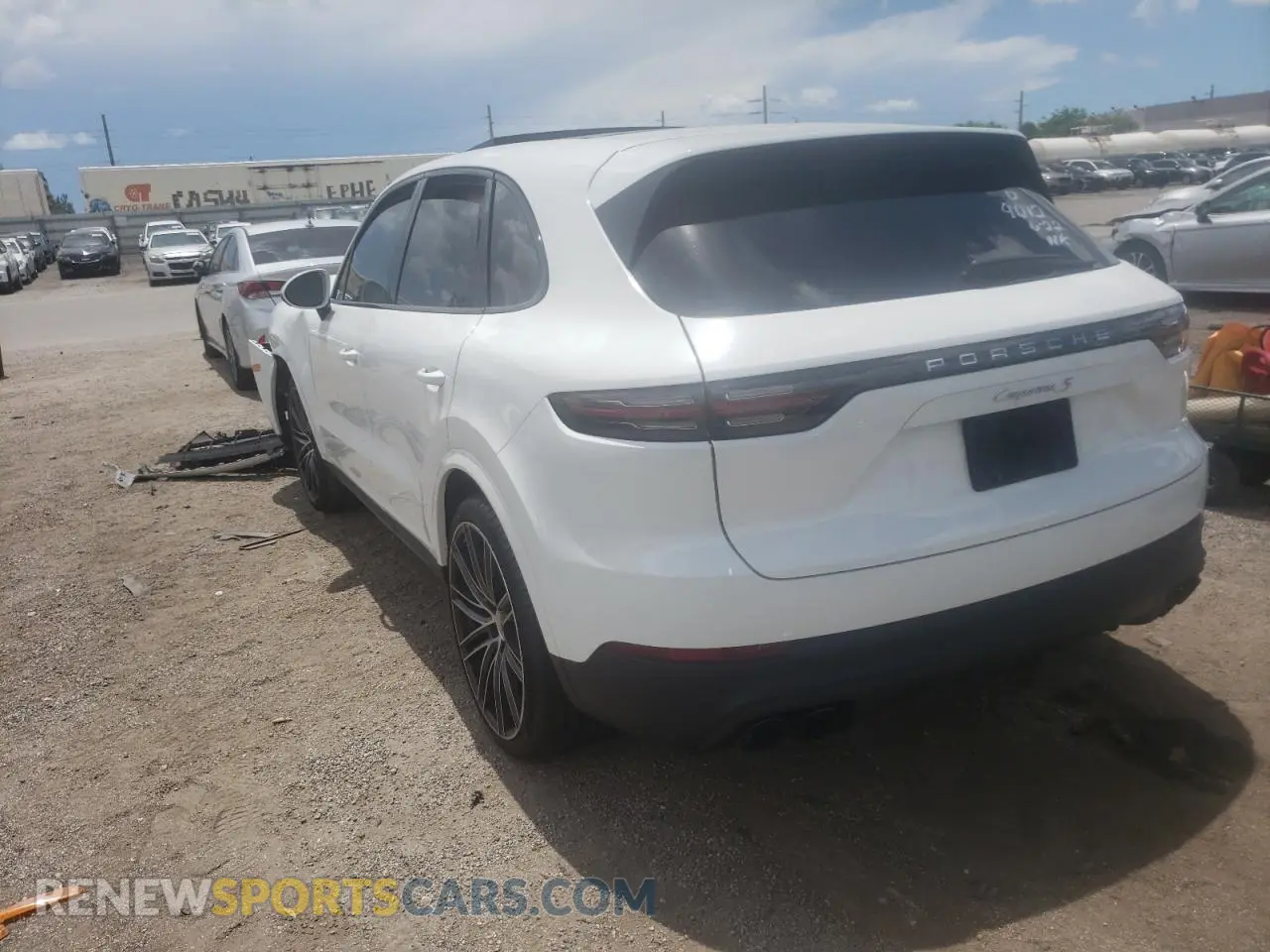 3 Photograph of a damaged car WP1AB2AY4LDA29012 PORSCHE CAYENNE 2020