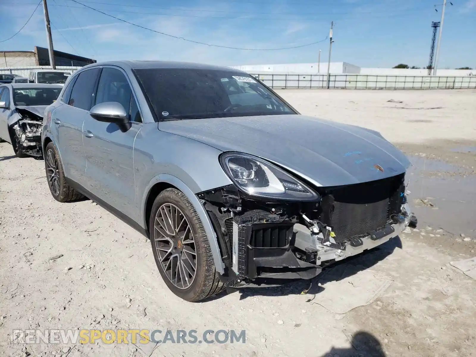 1 Photograph of a damaged car WP1AB2AY6LDA28816 PORSCHE CAYENNE 2020