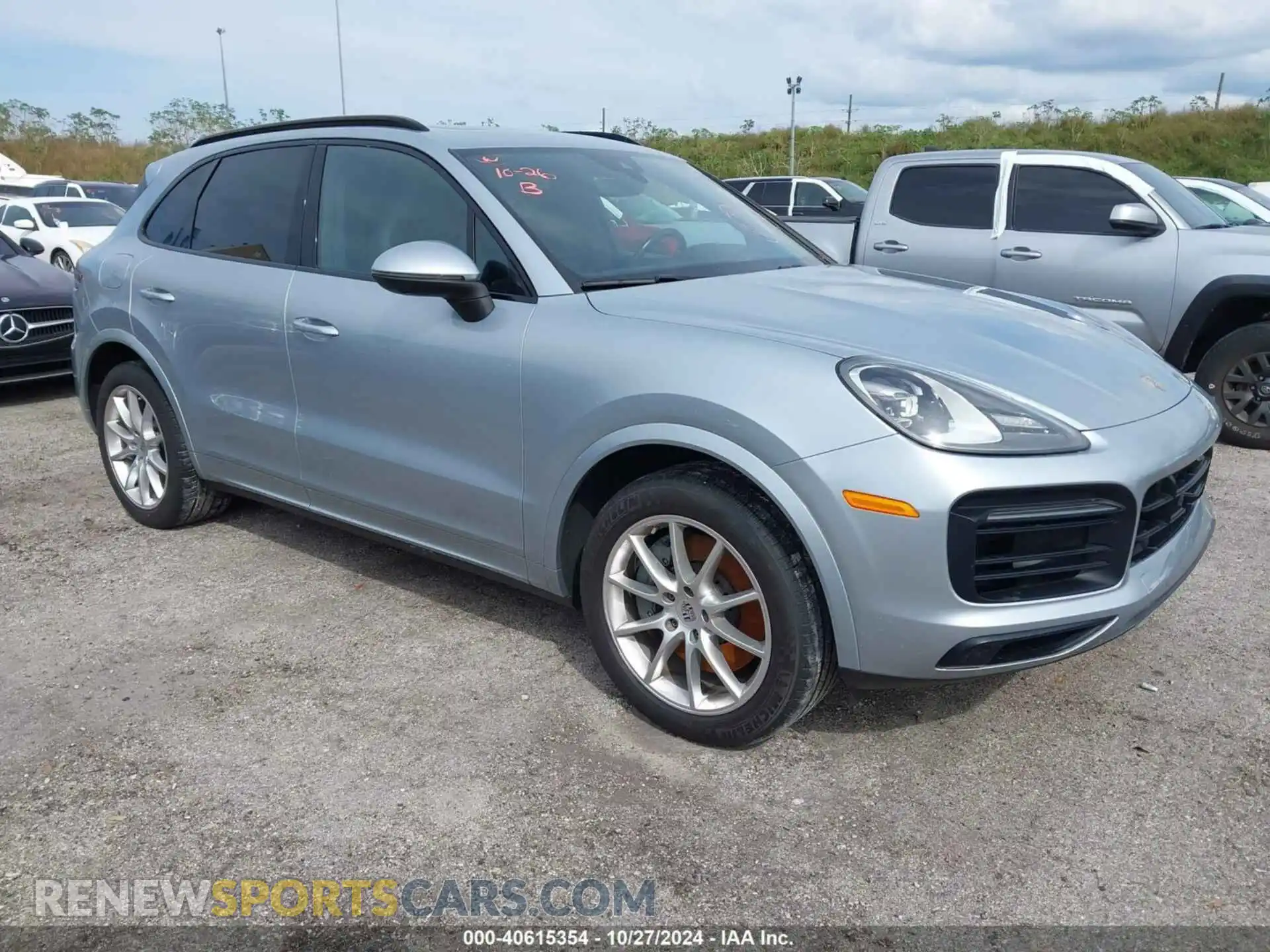 1 Photograph of a damaged car WP1AB2AY6LDA29058 PORSCHE CAYENNE 2020
