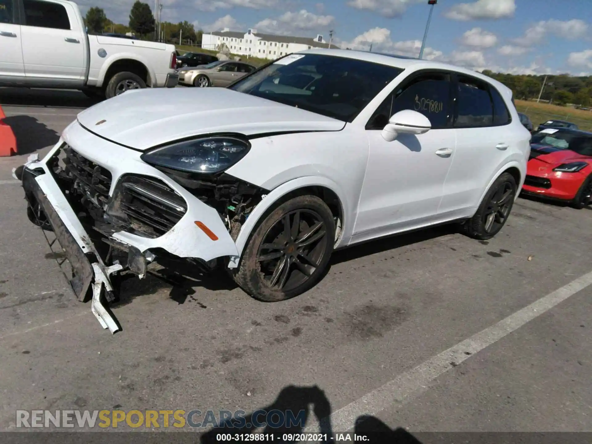 2 Photograph of a damaged car WP1AB2AY8LDA27733 PORSCHE CAYENNE 2020
