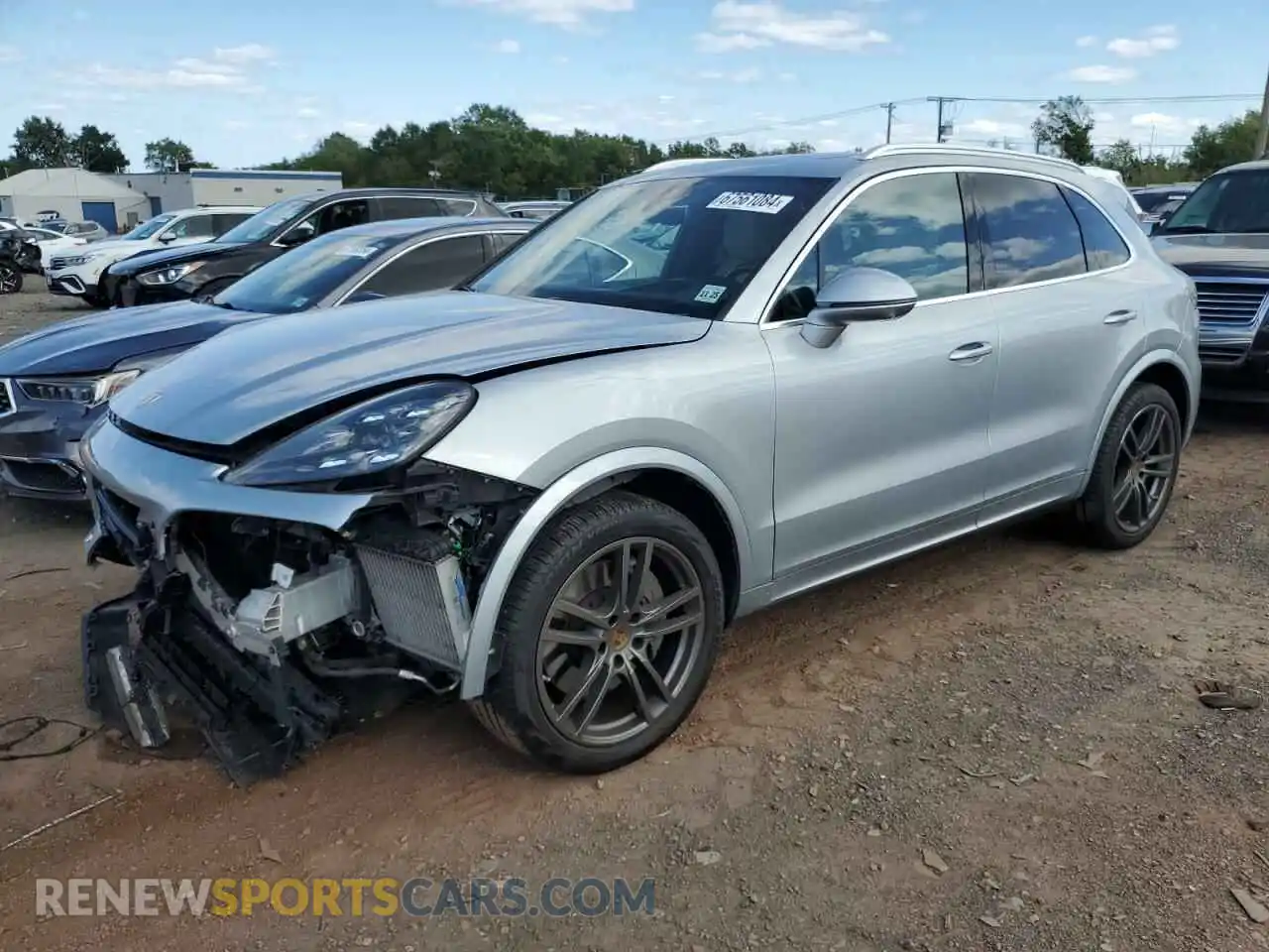 1 Photograph of a damaged car WP1AB2AY8LDA28204 PORSCHE CAYENNE 2020