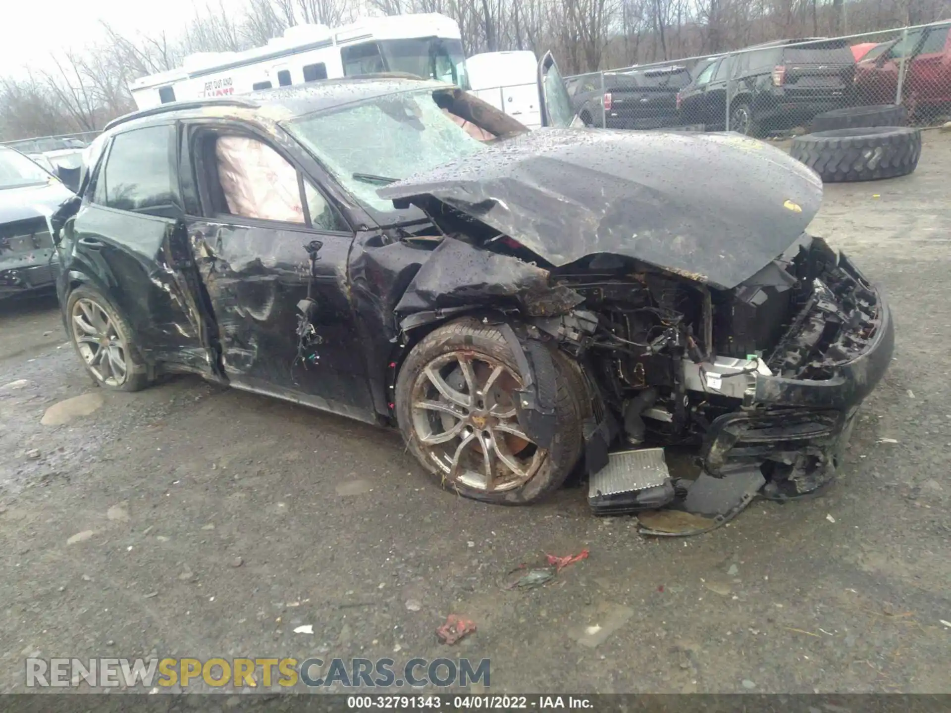 1 Photograph of a damaged car WP1AB2AYXLDA28236 PORSCHE CAYENNE 2020