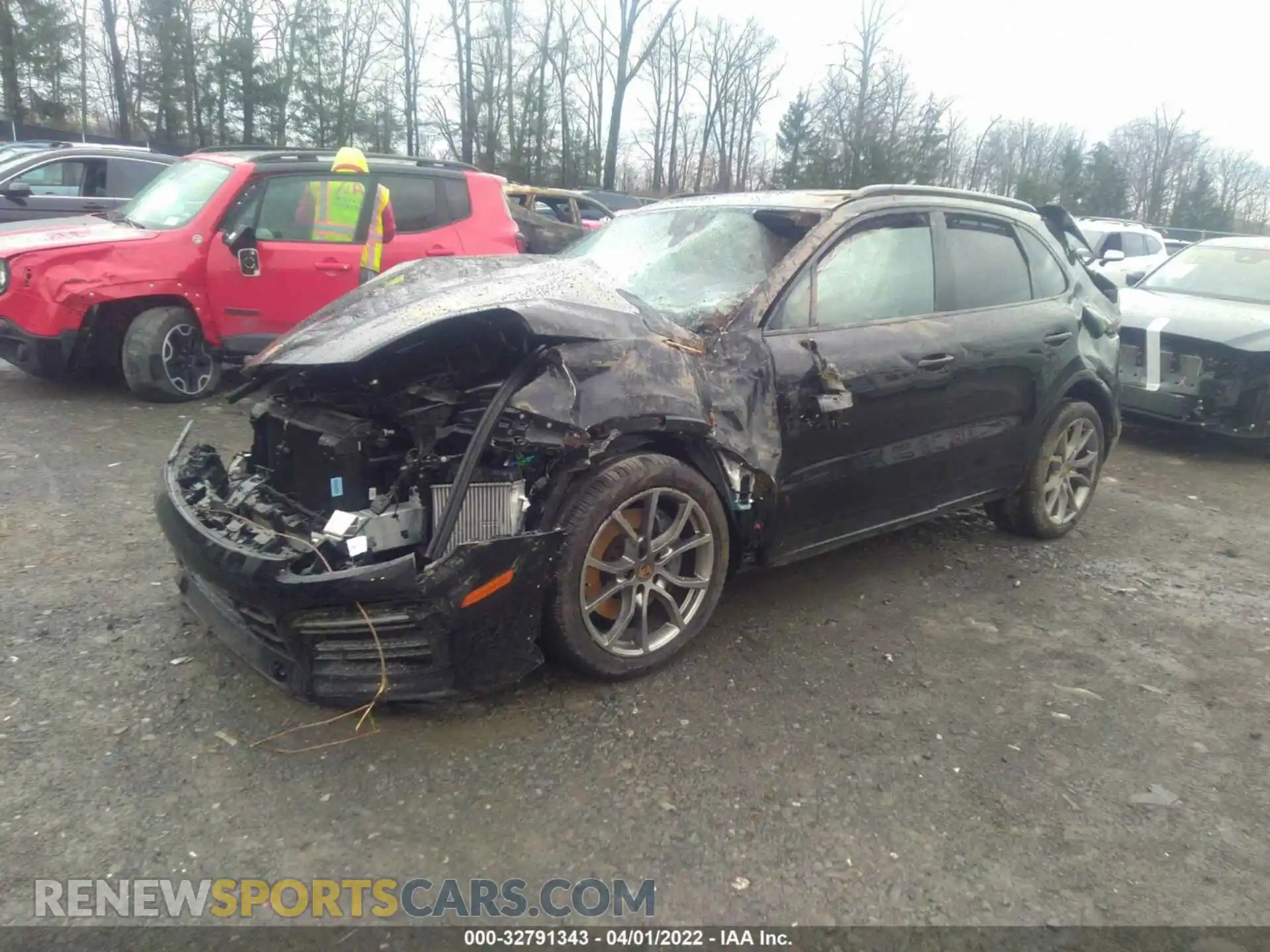 2 Photograph of a damaged car WP1AB2AYXLDA28236 PORSCHE CAYENNE 2020
