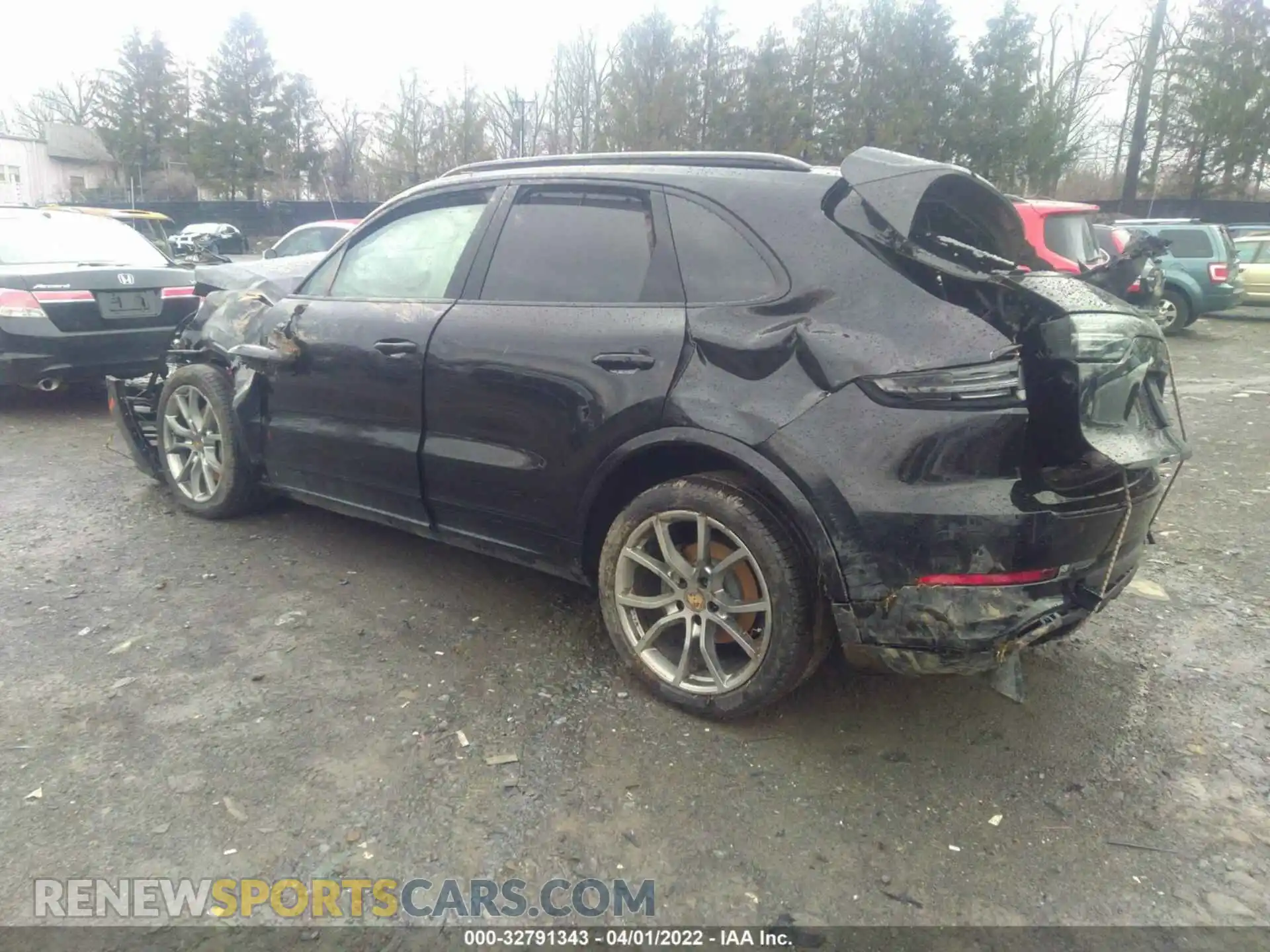 3 Photograph of a damaged car WP1AB2AYXLDA28236 PORSCHE CAYENNE 2020
