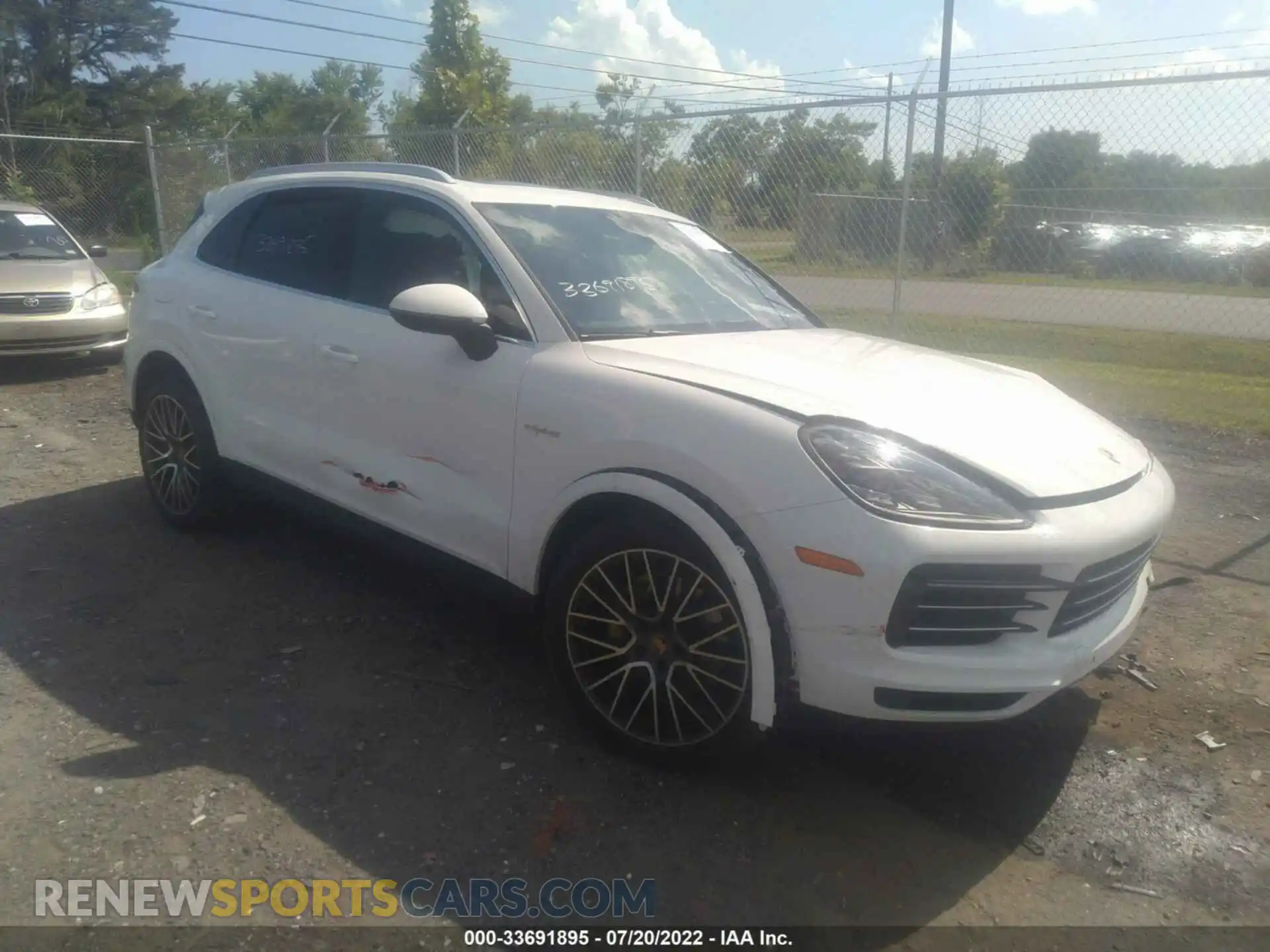 1 Photograph of a damaged car WP1AE2AY6LDA23056 PORSCHE CAYENNE 2020