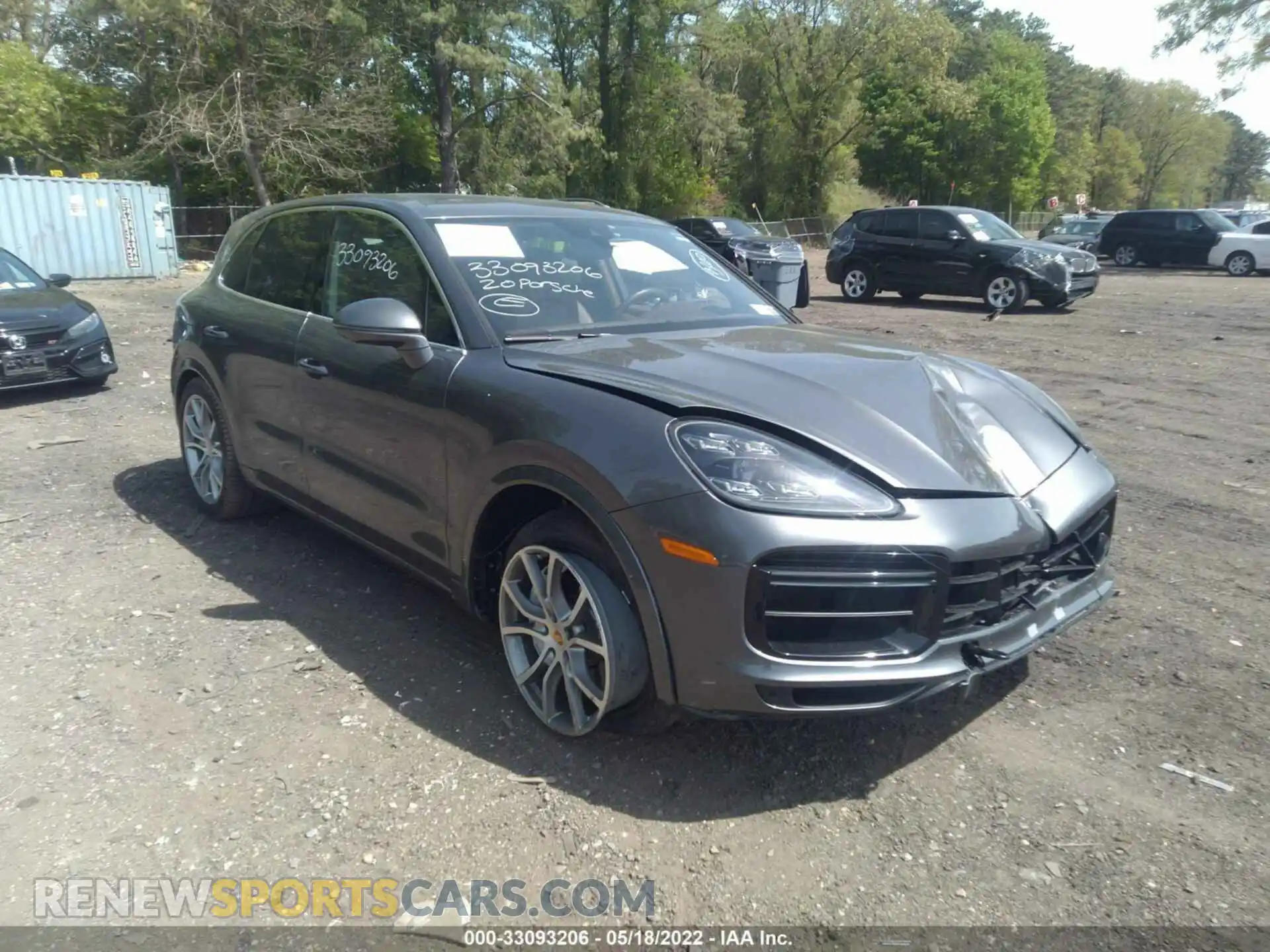 1 Photograph of a damaged car WP1AF2AY4LDA39186 PORSCHE CAYENNE 2020
