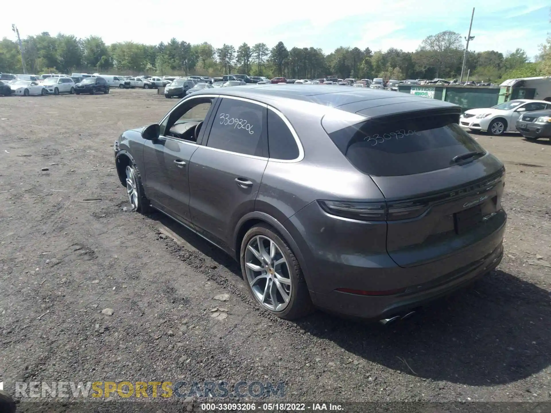 3 Photograph of a damaged car WP1AF2AY4LDA39186 PORSCHE CAYENNE 2020