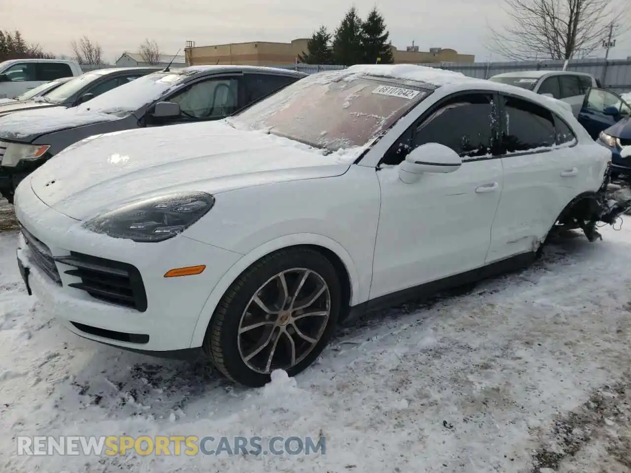 1 Photograph of a damaged car WP1BA2AY5LDA48286 PORSCHE CAYENNE 2020