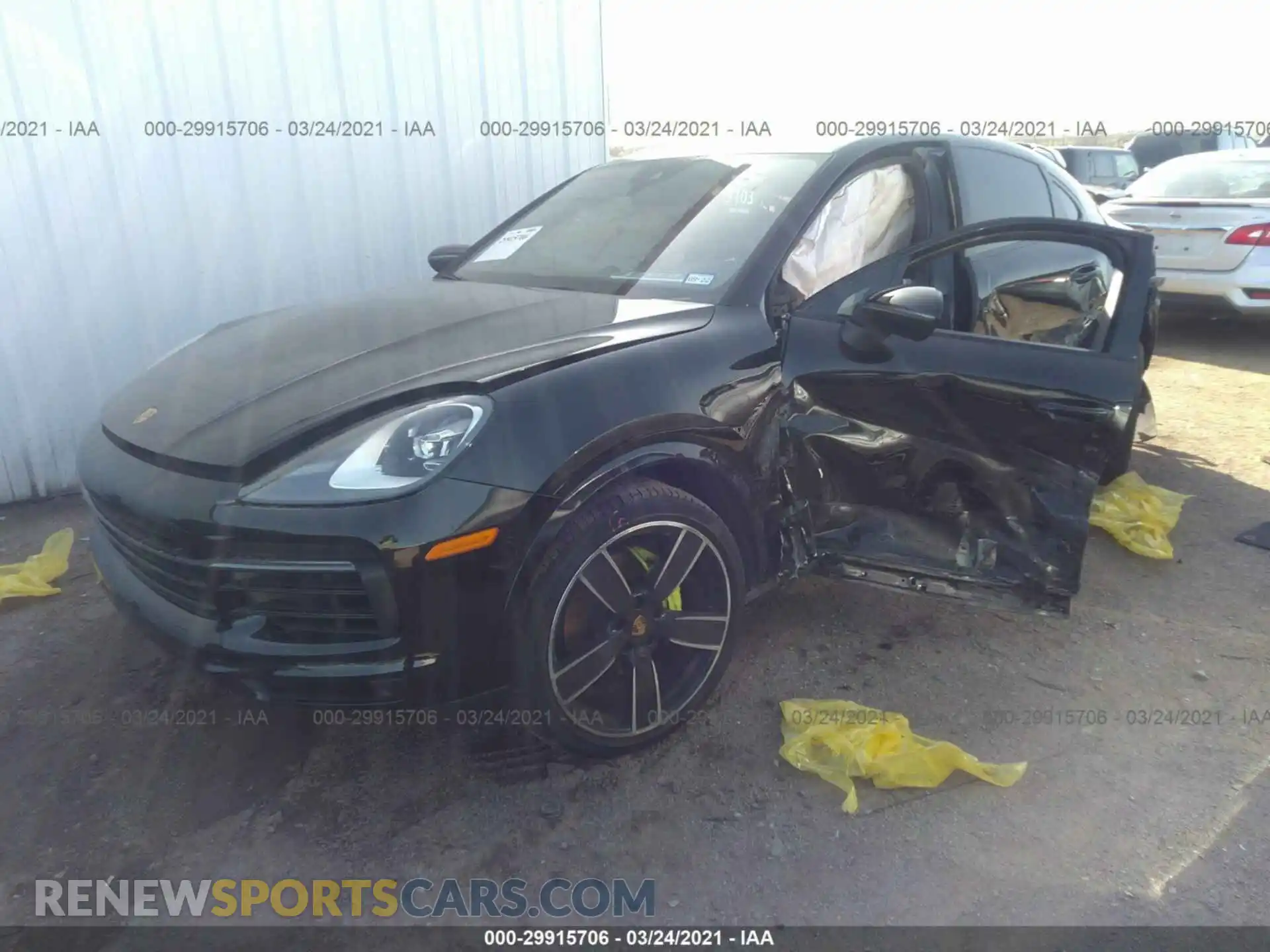 2 Photograph of a damaged car WP1BE2AY4LDA55301 PORSCHE CAYENNE 2020