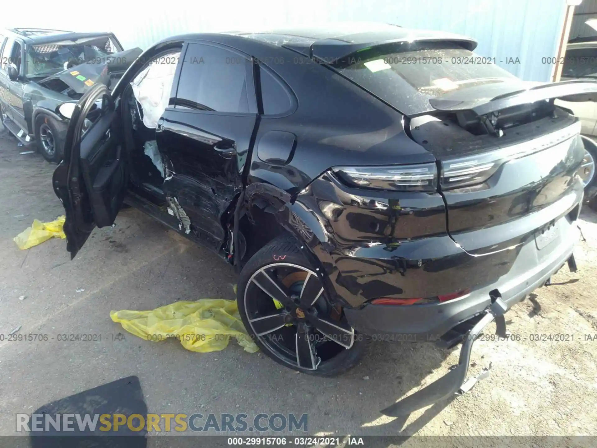 3 Photograph of a damaged car WP1BE2AY4LDA55301 PORSCHE CAYENNE 2020