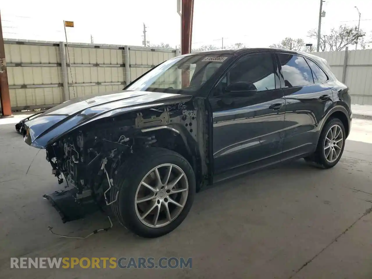 1 Photograph of a damaged car WP1AA2AY0MDA06430 PORSCHE CAYENNE 2021