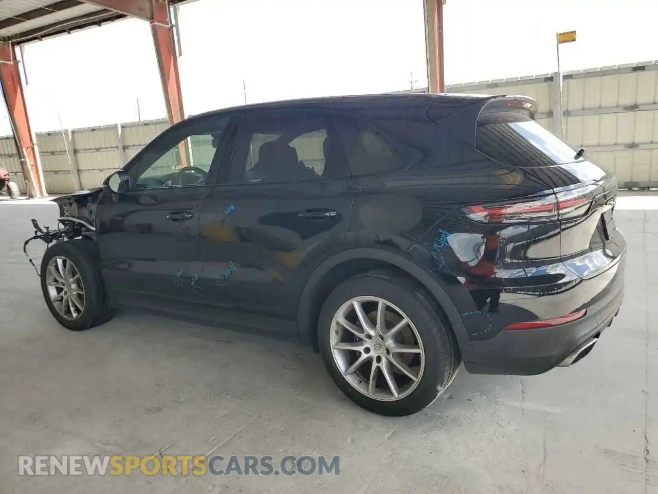 2 Photograph of a damaged car WP1AA2AY0MDA06430 PORSCHE CAYENNE 2021