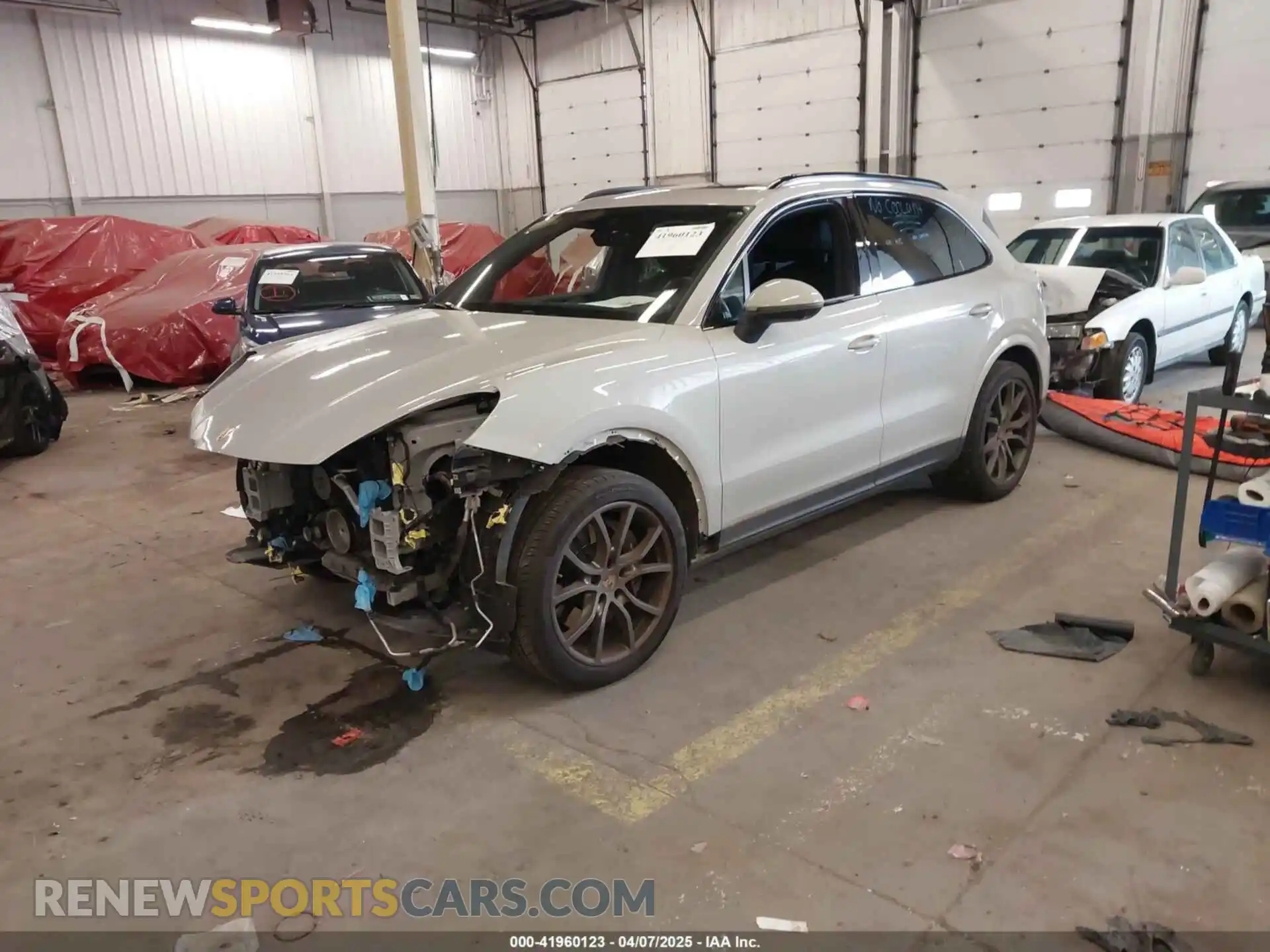 2 Photograph of a damaged car WP1AA2AY2MDA02282 PORSCHE CAYENNE 2021