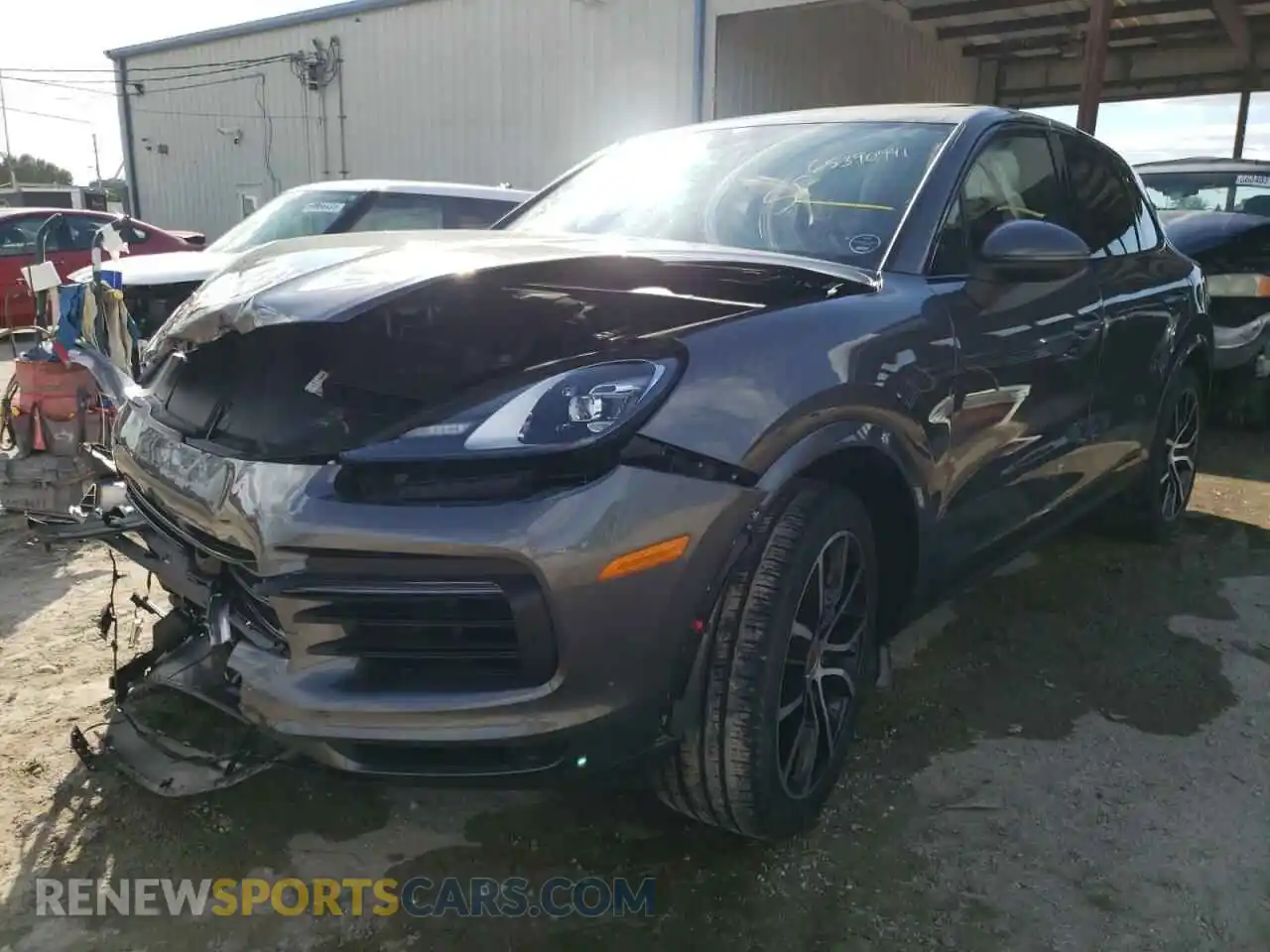 2 Photograph of a damaged car WP1AA2AY2MDA04310 PORSCHE CAYENNE 2021