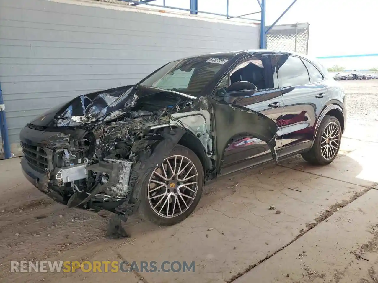 1 Photograph of a damaged car WP1AA2AY2MDA09149 PORSCHE CAYENNE 2021