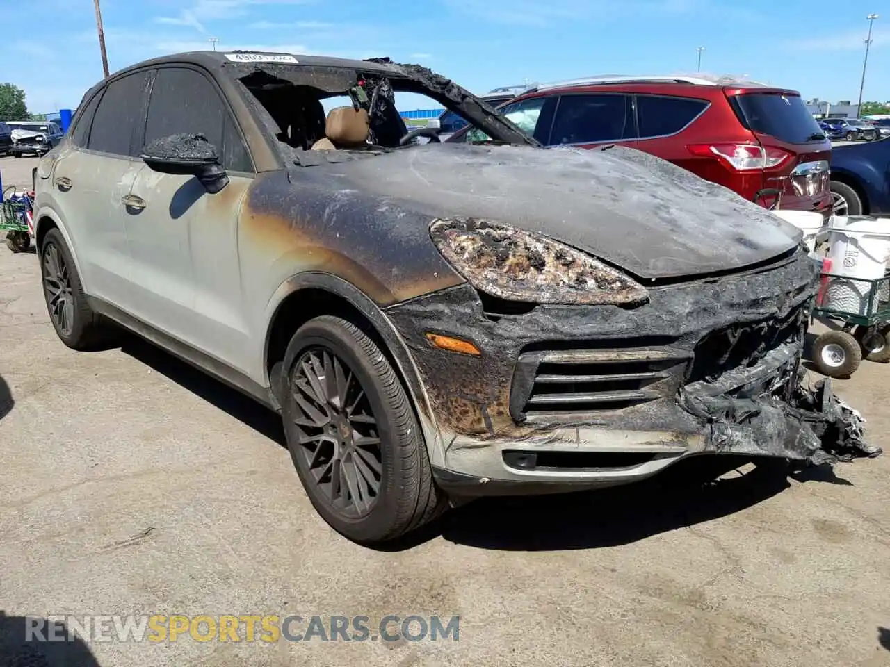 1 Photograph of a damaged car WP1AA2AY4MDA09184 PORSCHE CAYENNE 2021