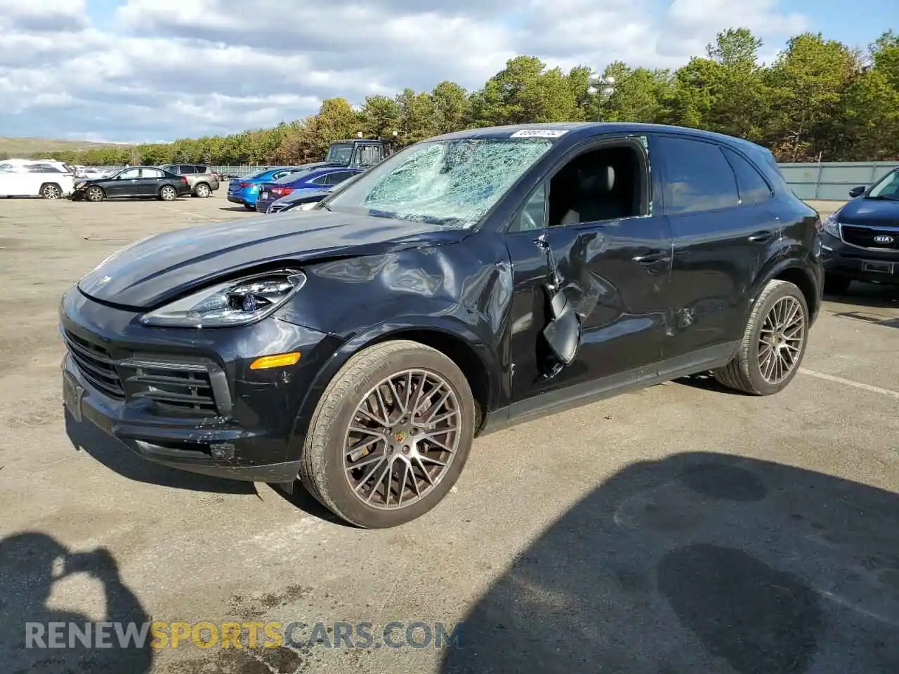 1 Photograph of a damaged car WP1AA2AY5MDA00364 PORSCHE CAYENNE 2021