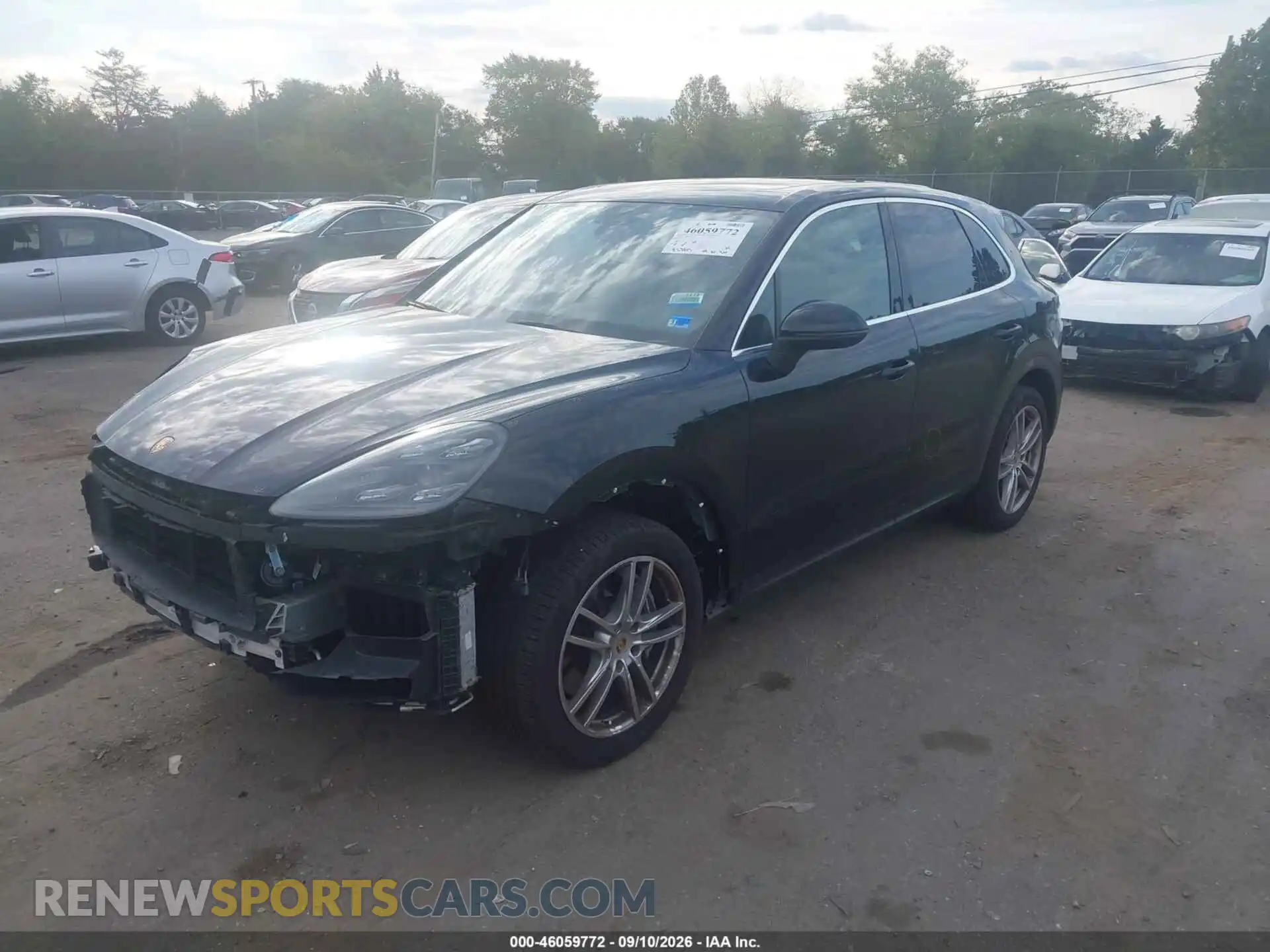 2 Photograph of a damaged car WP1AA2AY7MDA03637 PORSCHE CAYENNE 2021