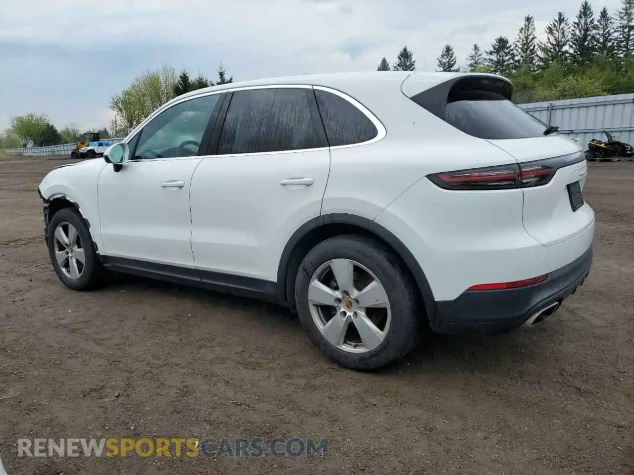 2 Photograph of a damaged car WP1AA2AY7MDA04867 PORSCHE CAYENNE 2021